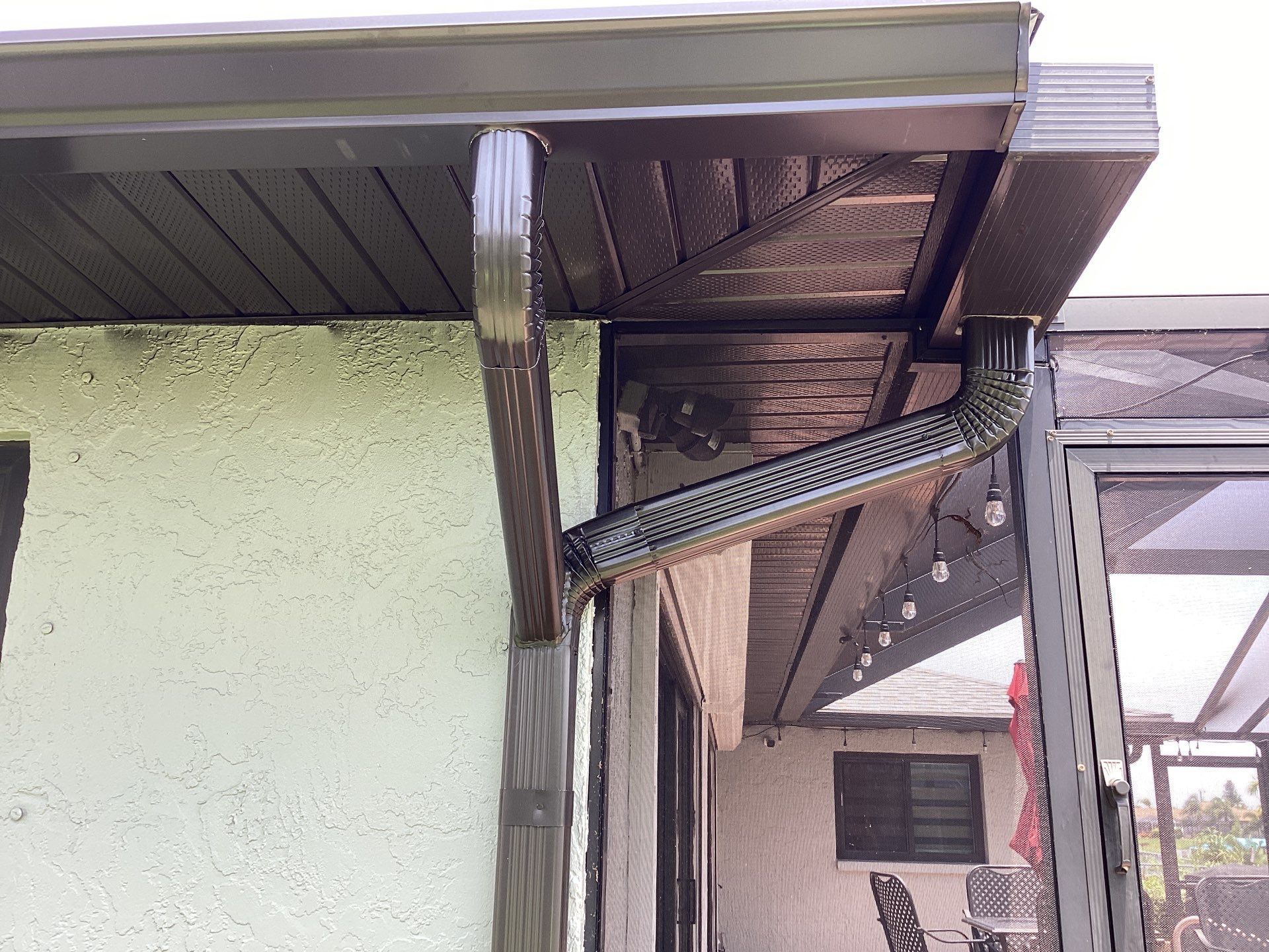 Bronze Seamless Gutters using 6 Inch Seamless Gutters in Cape Coral by Gutter Professors