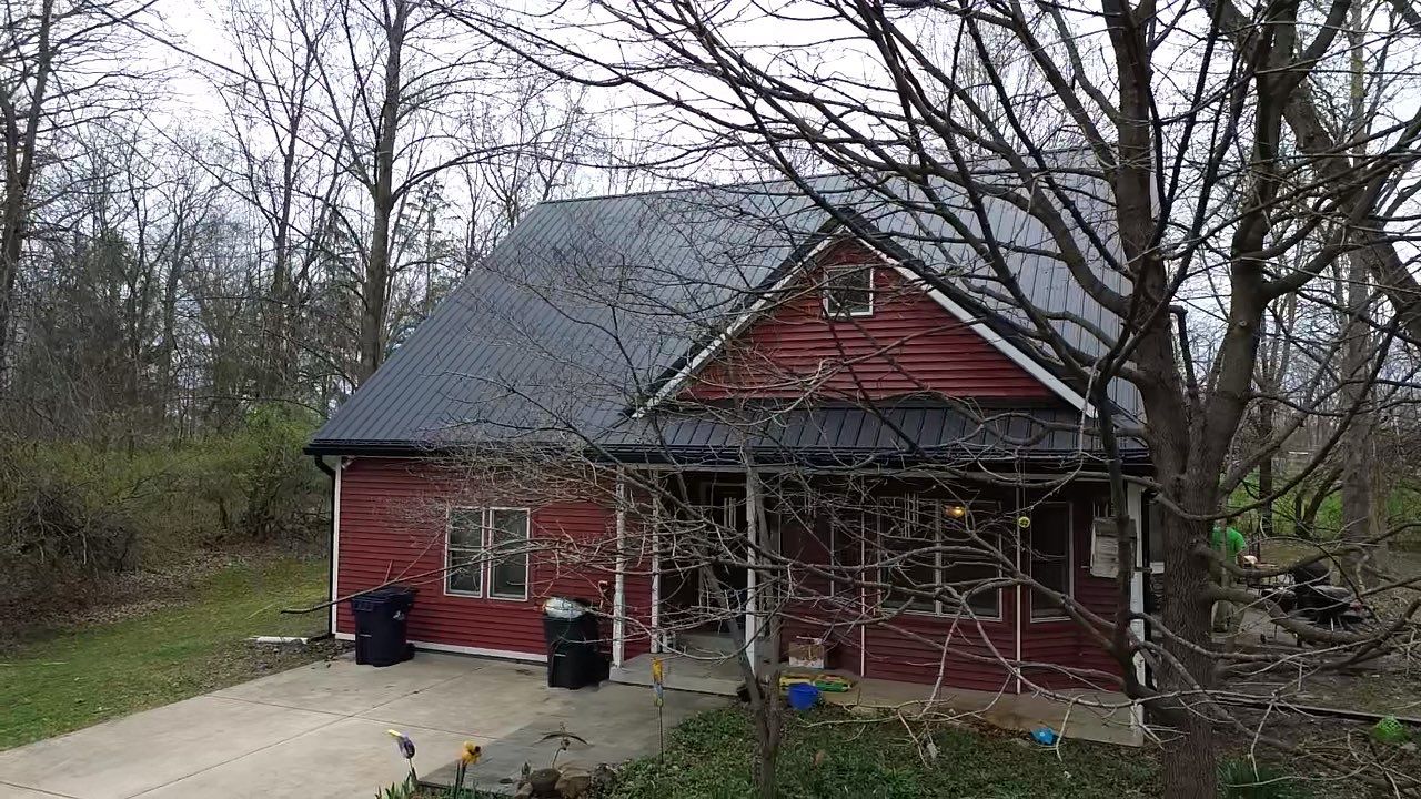 Exposed Fastener Metal Roof Replacement in Noblesville, IN by 4Ever Metal Roofing