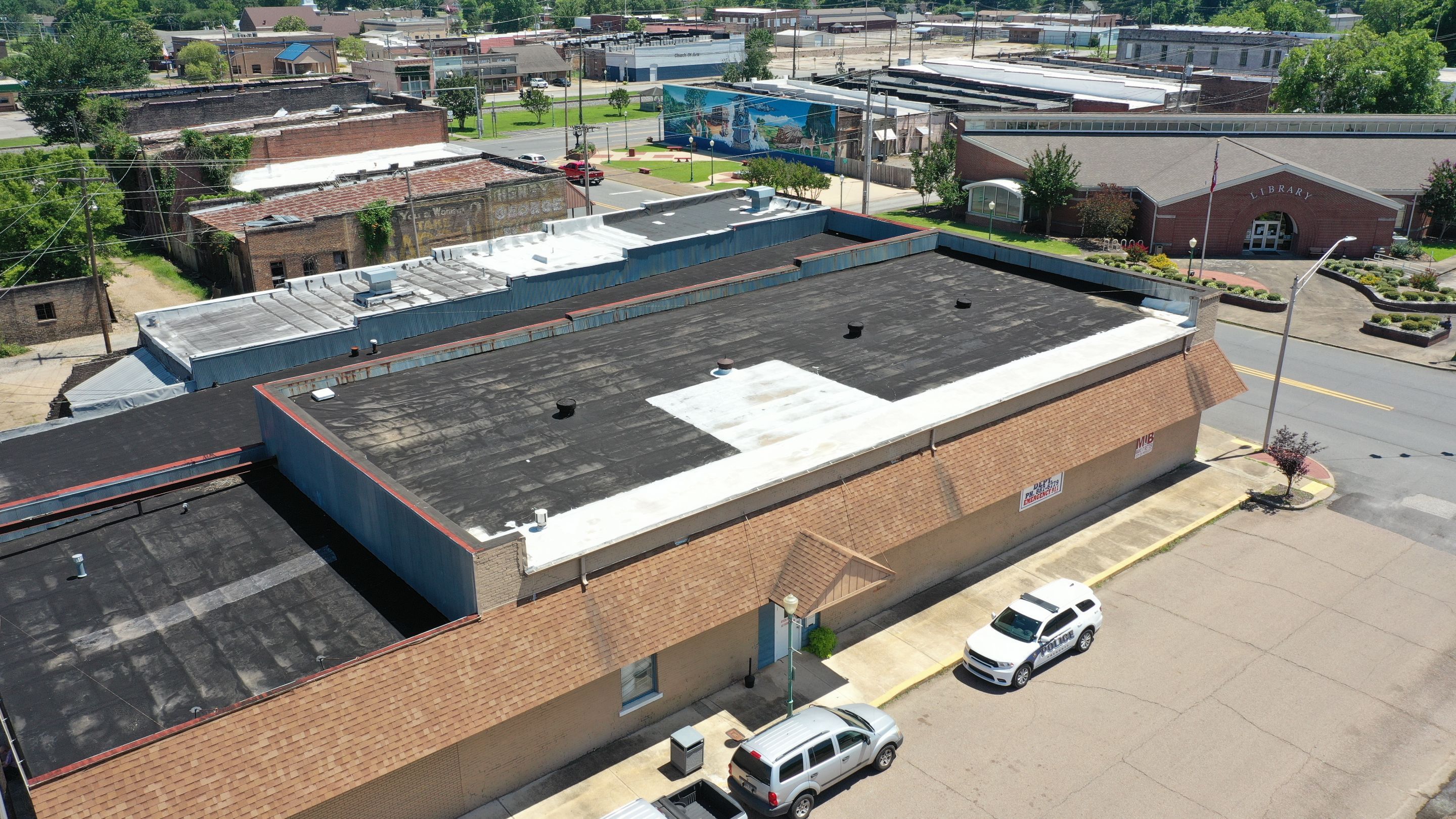 Police Department of Prescott, Arkansas by Hostetler Roofing