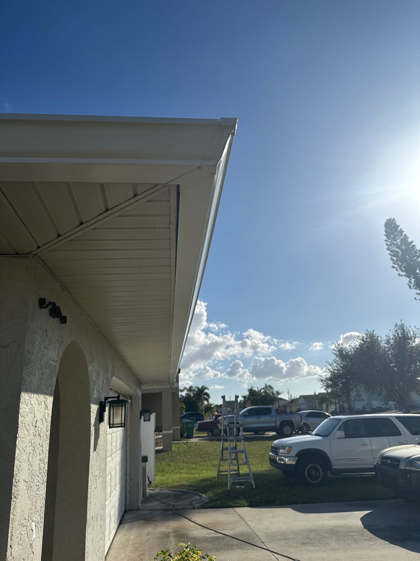 Splash Guard System Installation in Cape Coral FL by Gutter Professors