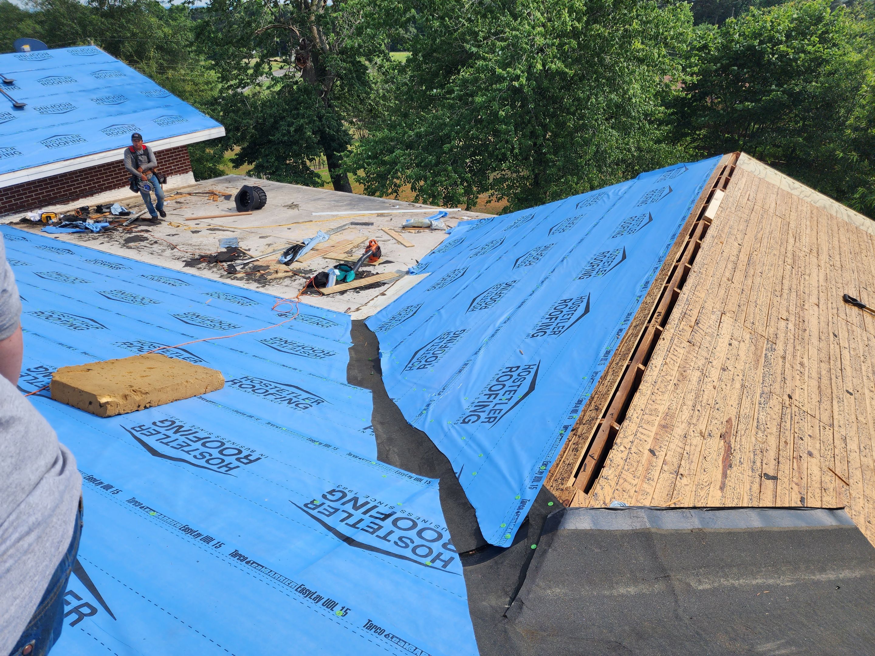 Residential Shingle Reroof using Malarkey Vista by Hostetler Roofing