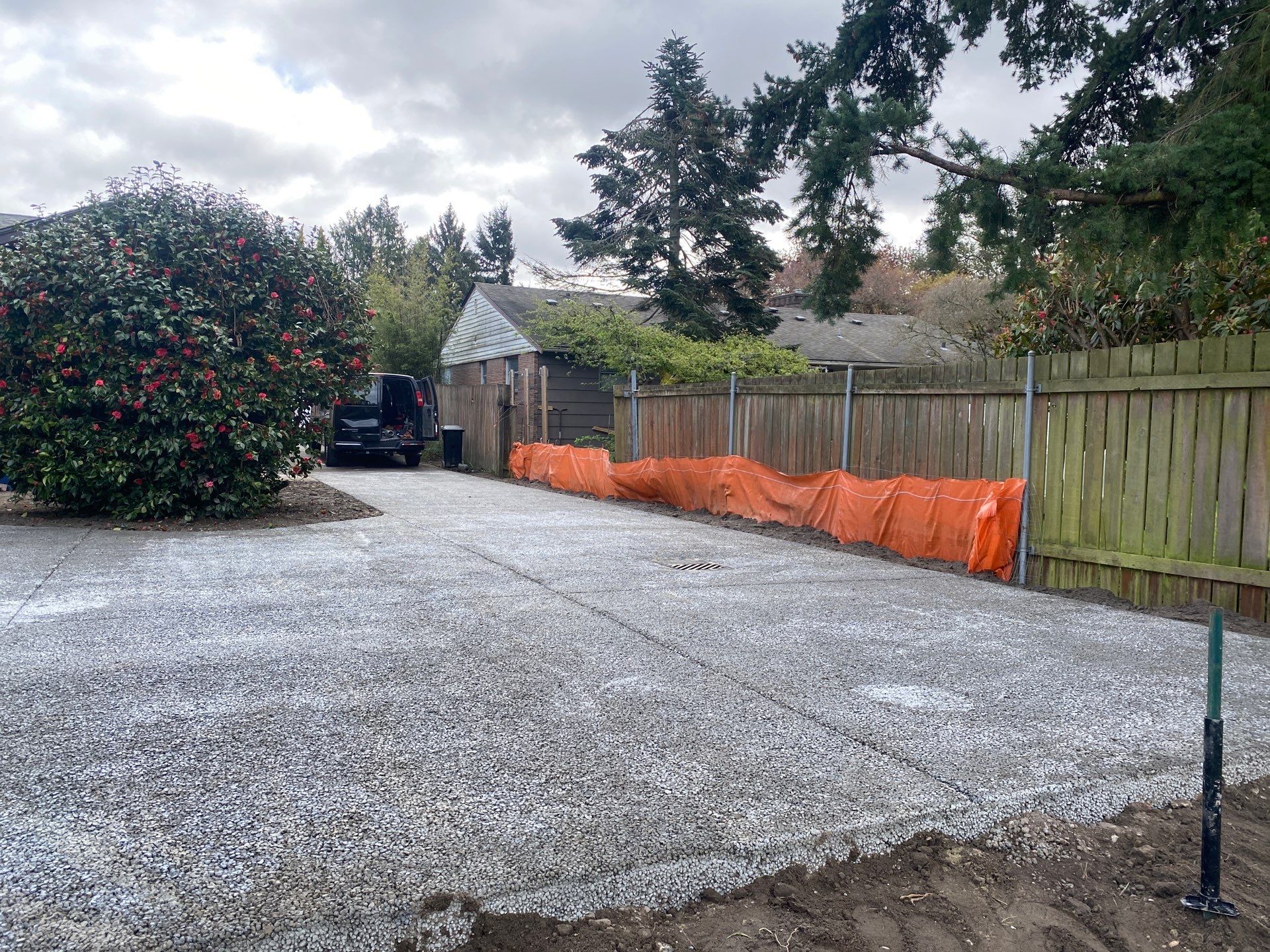 Ron | Pervious Concrete Driveway  by Jireh Asphalt & Concrete Inc 