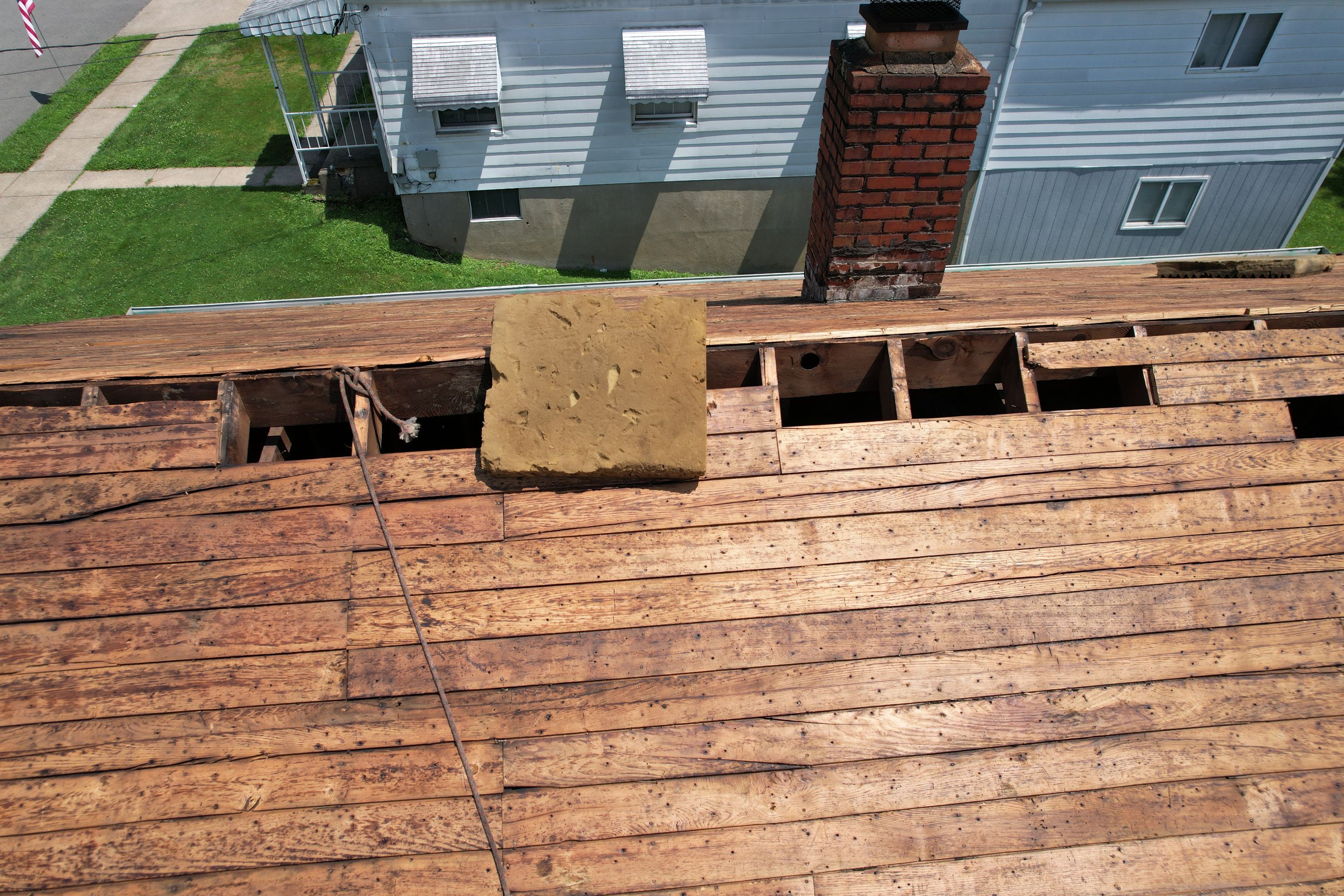 Residential Roofing Installation using GAF Timberline HDZ Williamsburg Slate by Rainstoppers Roofing