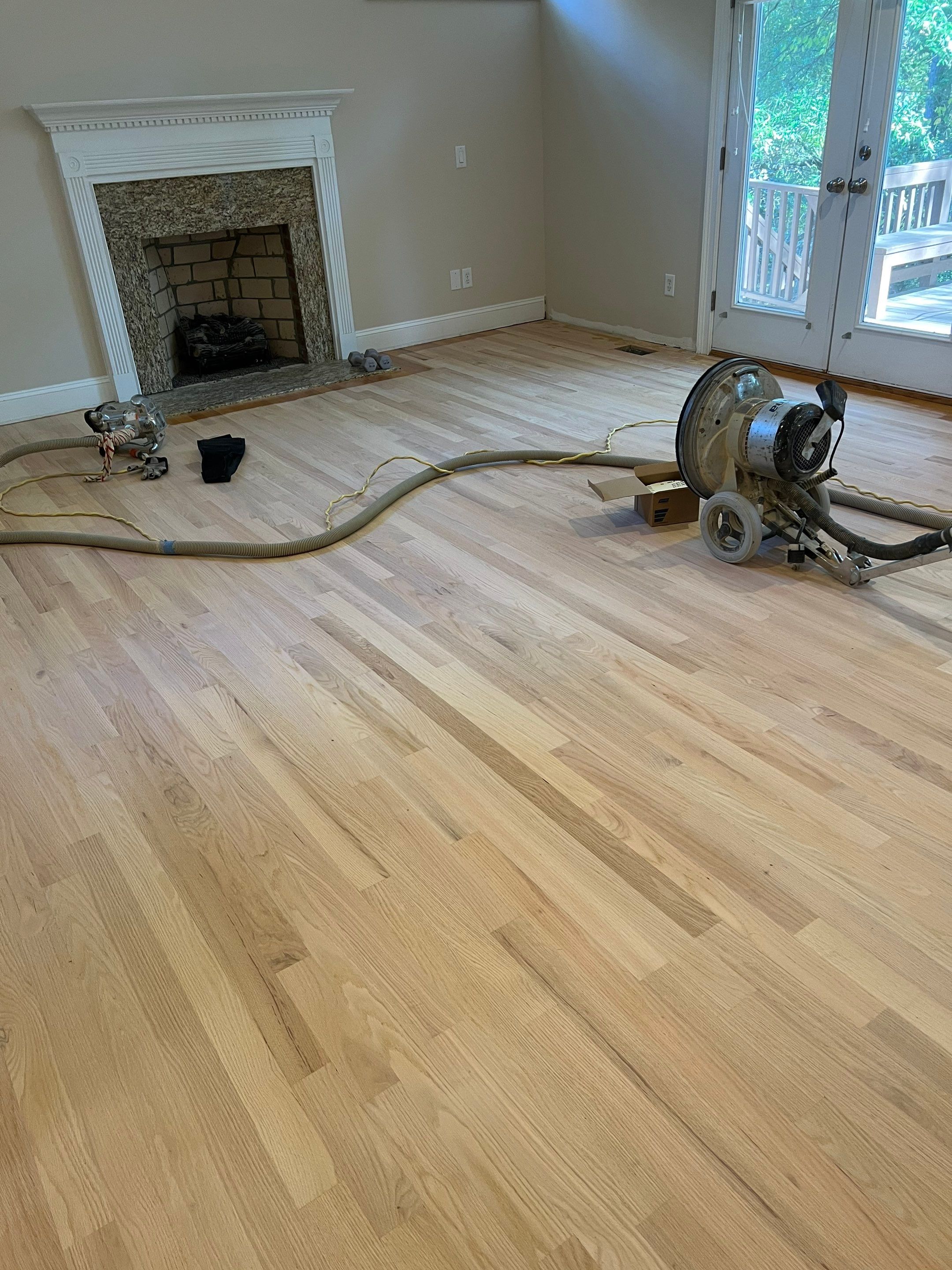 A beautiful refinishing project in The Oaks, Chapel Hill by Accent Custom Floors