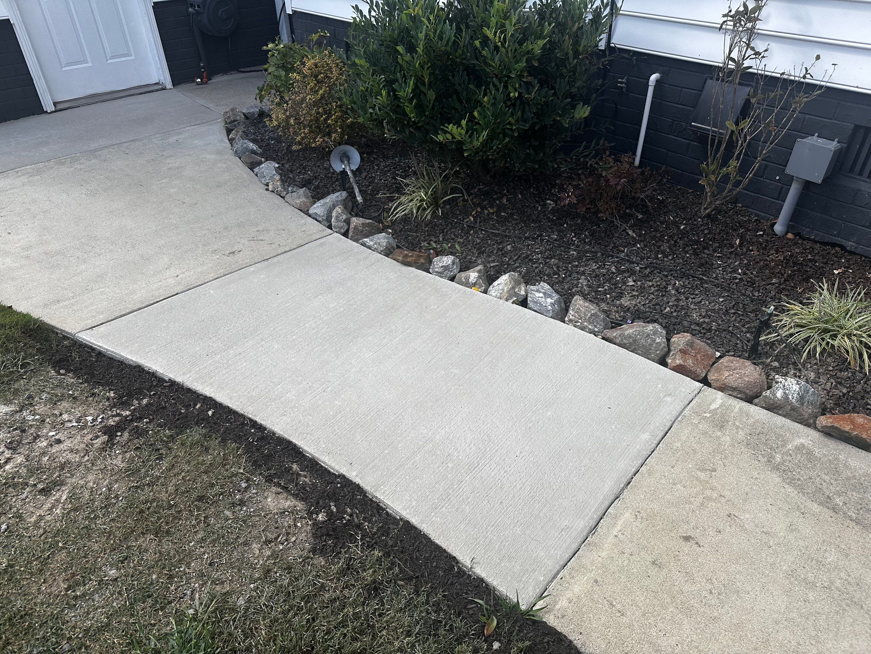 Project in Chesapeake by Sam The Concrete Man Virginia Beach