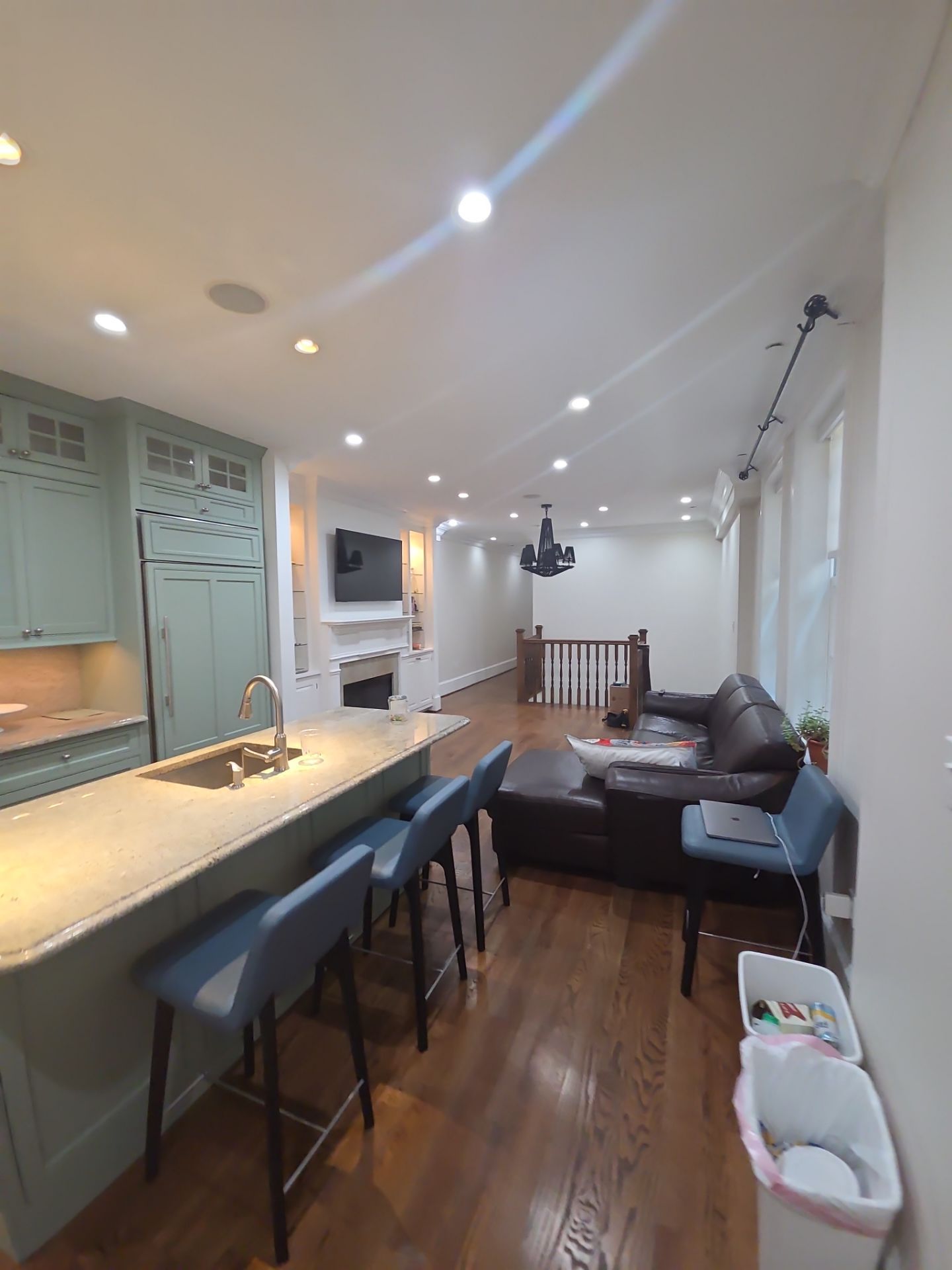 Kitchen Cabinets & Living Space Refresh in Rittenhouse by Groovy Hues
