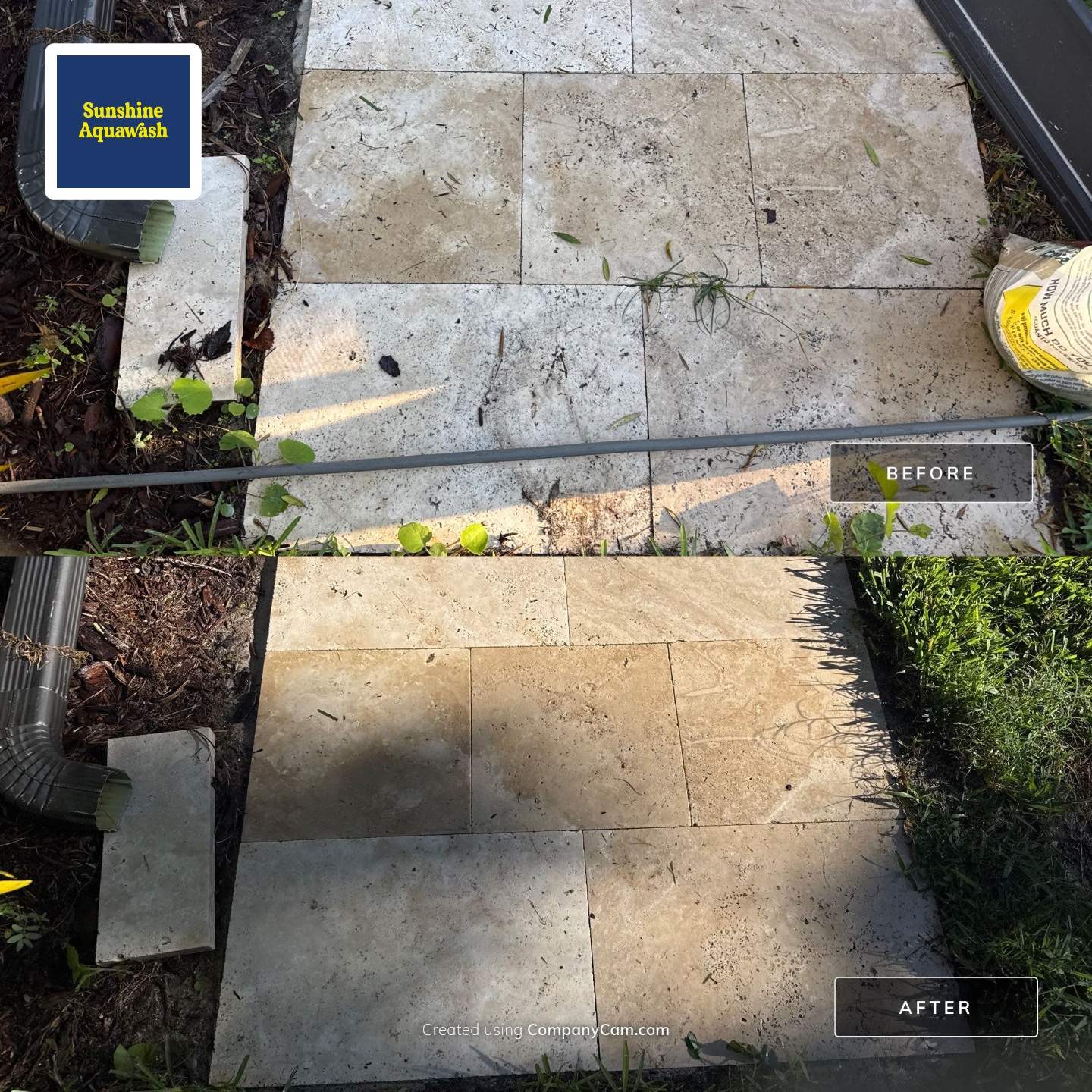 Paver Pool Deck Cleaning & Pool Cage Cleaning in Trevesta – Palmetto, FL by Sunshine AquaWash