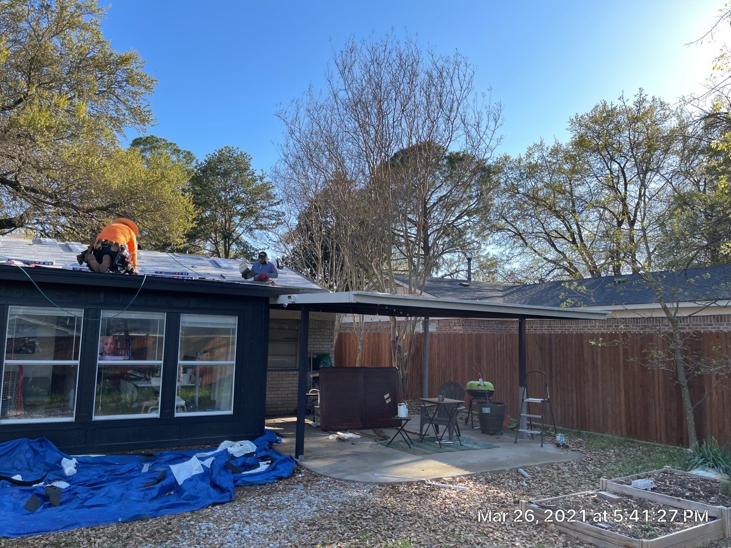Historical Home needed a full decking and new roof by First United Roofing & Construction