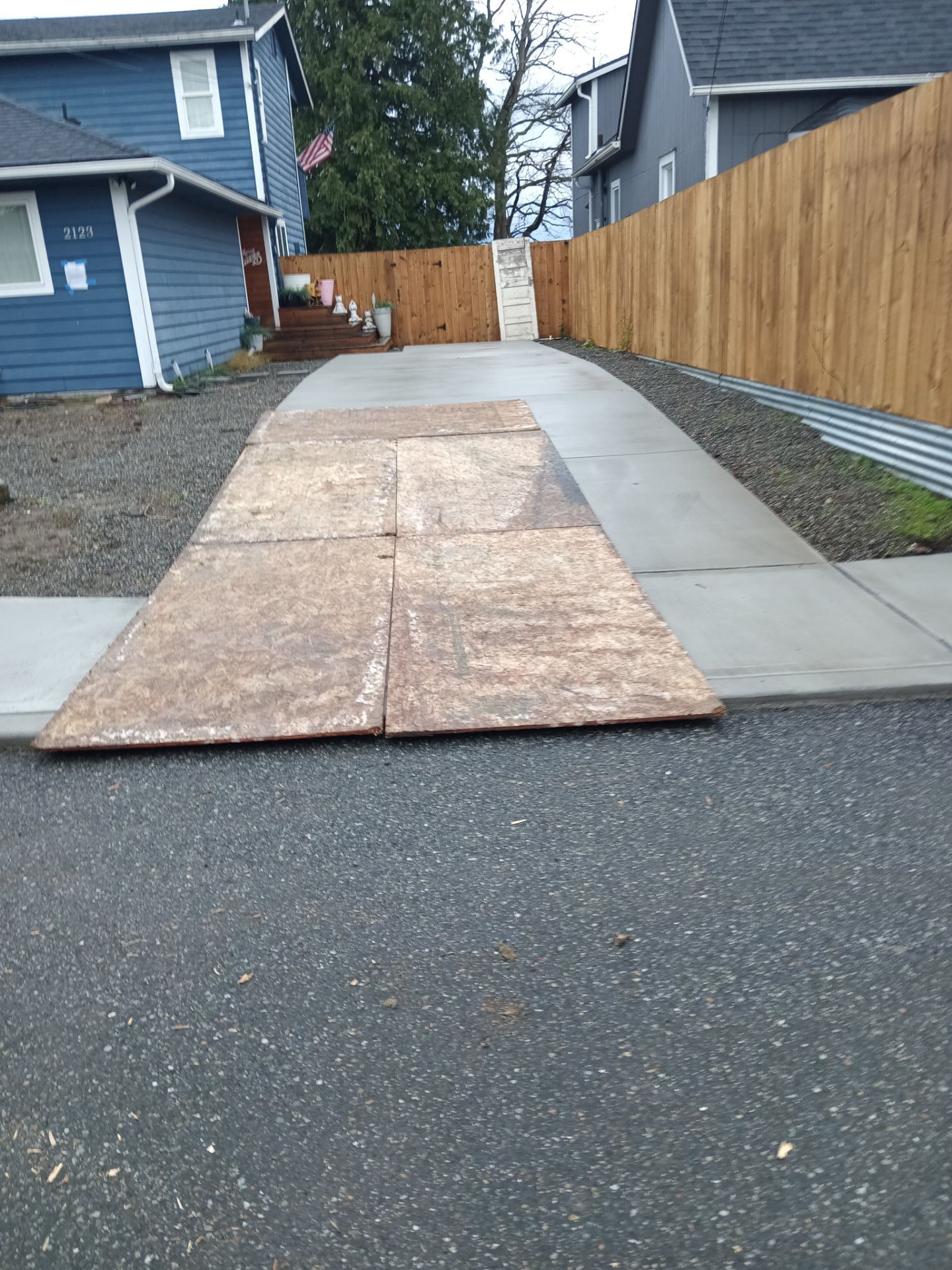 Concrete Driveway & Landscaping Project | Everett by Jireh Asphalt & Concrete Inc 