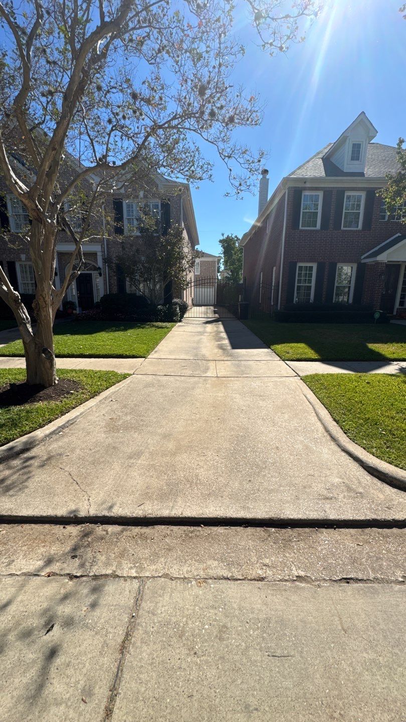 Driveway Concrete Replacement & French Drainage System by Texas Urban Elements