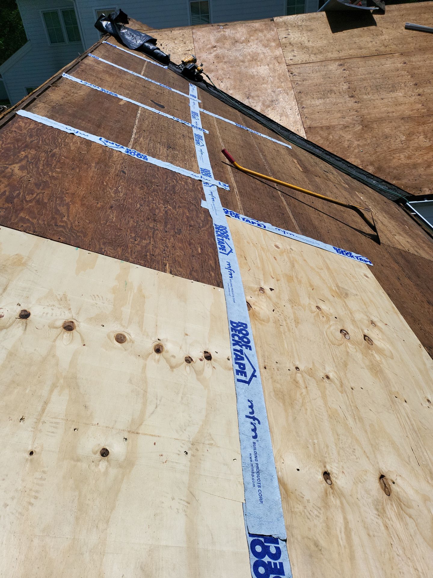 Residential Roofing Installation using Owens Corning TruDefinition Duration AR - Estate Gray by A Plus Exterior