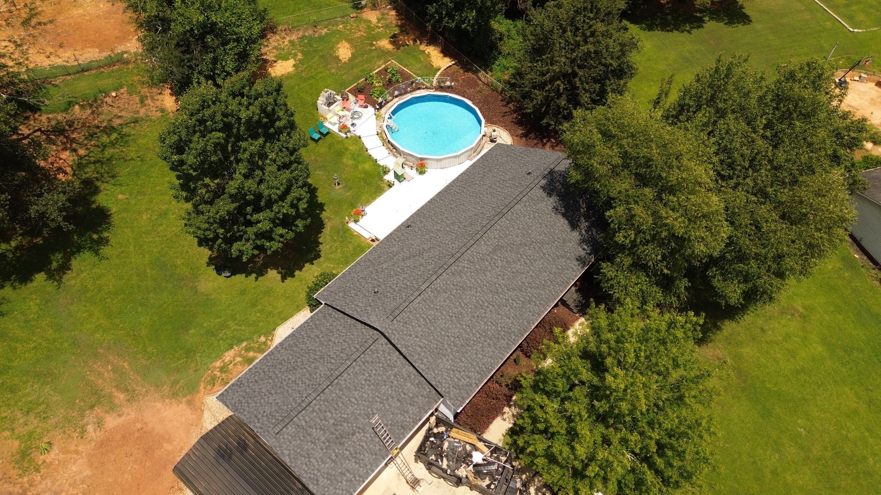 Asphalt Shingle Roof Replacement on Mauldin Ranch Home by Roofers LLC