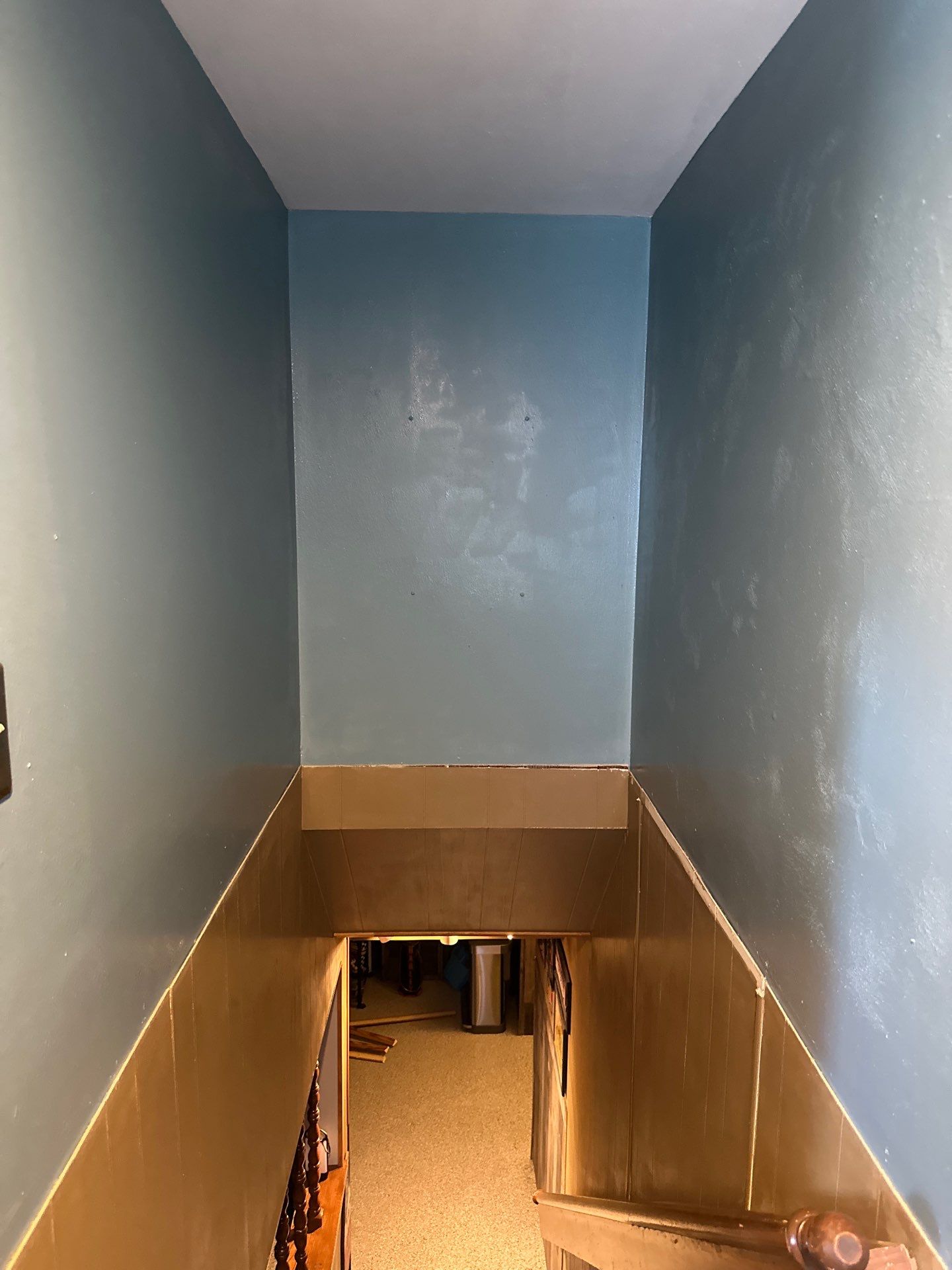 Blue Vertical Siding and Trim Installation in Milwaukee by OCS Contracting Services