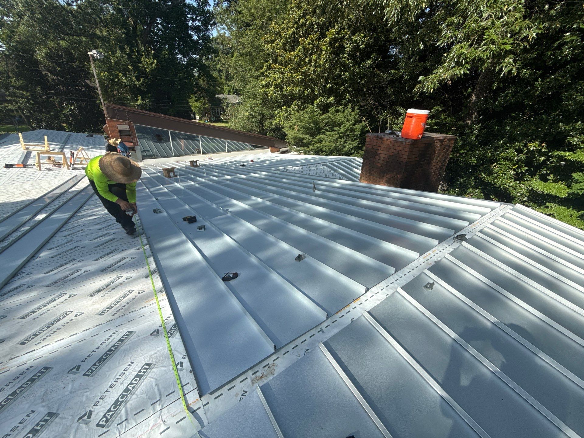 Residential Standing Seam Metal Roof and Membrane Replacement in Memphis by Revival Roofing Services