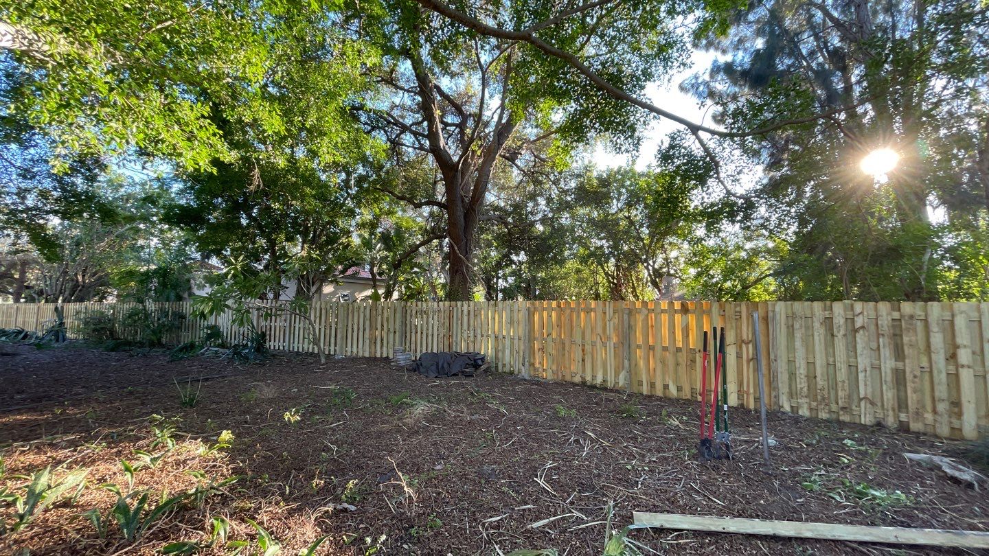 Wood Fence Installation using Shadowbox Wood Fence by Asap fence and gates, LLC