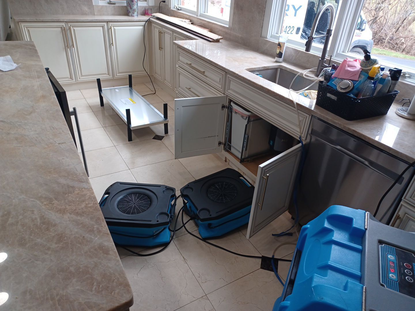 Project in West Bloomfield Township by EzDry Water Mitigation & Property Restoration