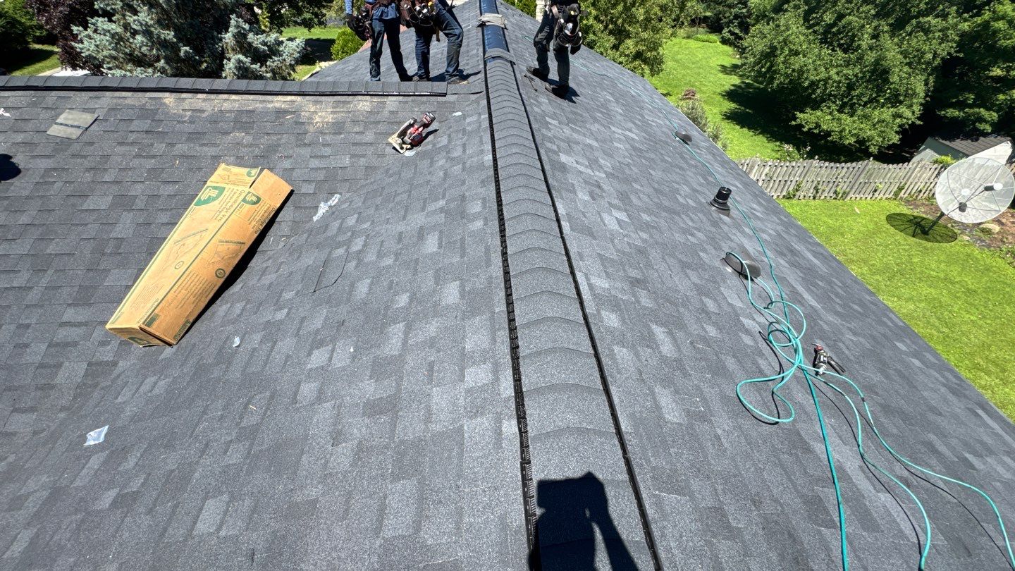 Roof Replacement using Owens Corning Onyx Black by 180 Contractors