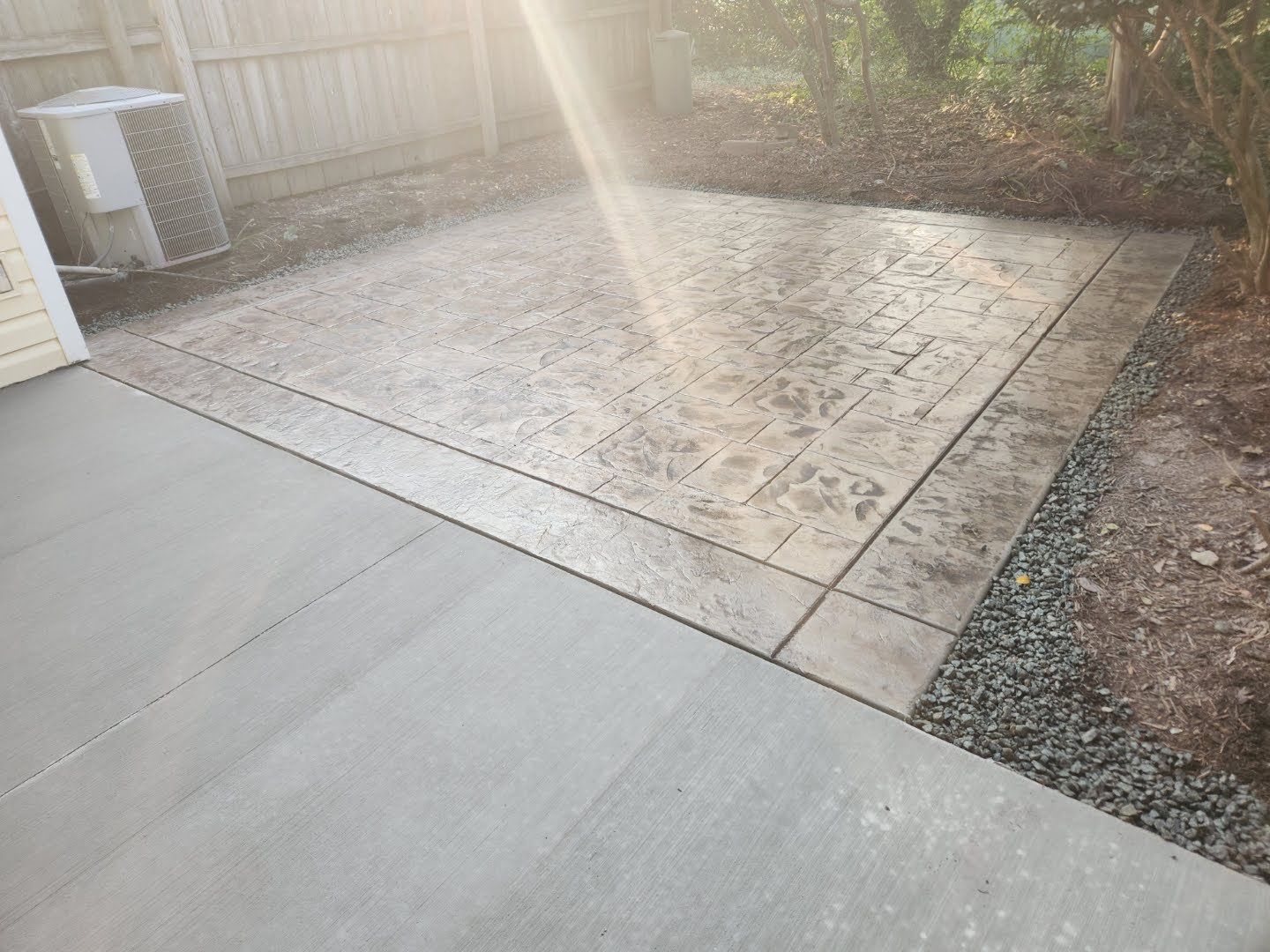 Project in Virginia Beach by Sam The Concrete Man Virginia Beach