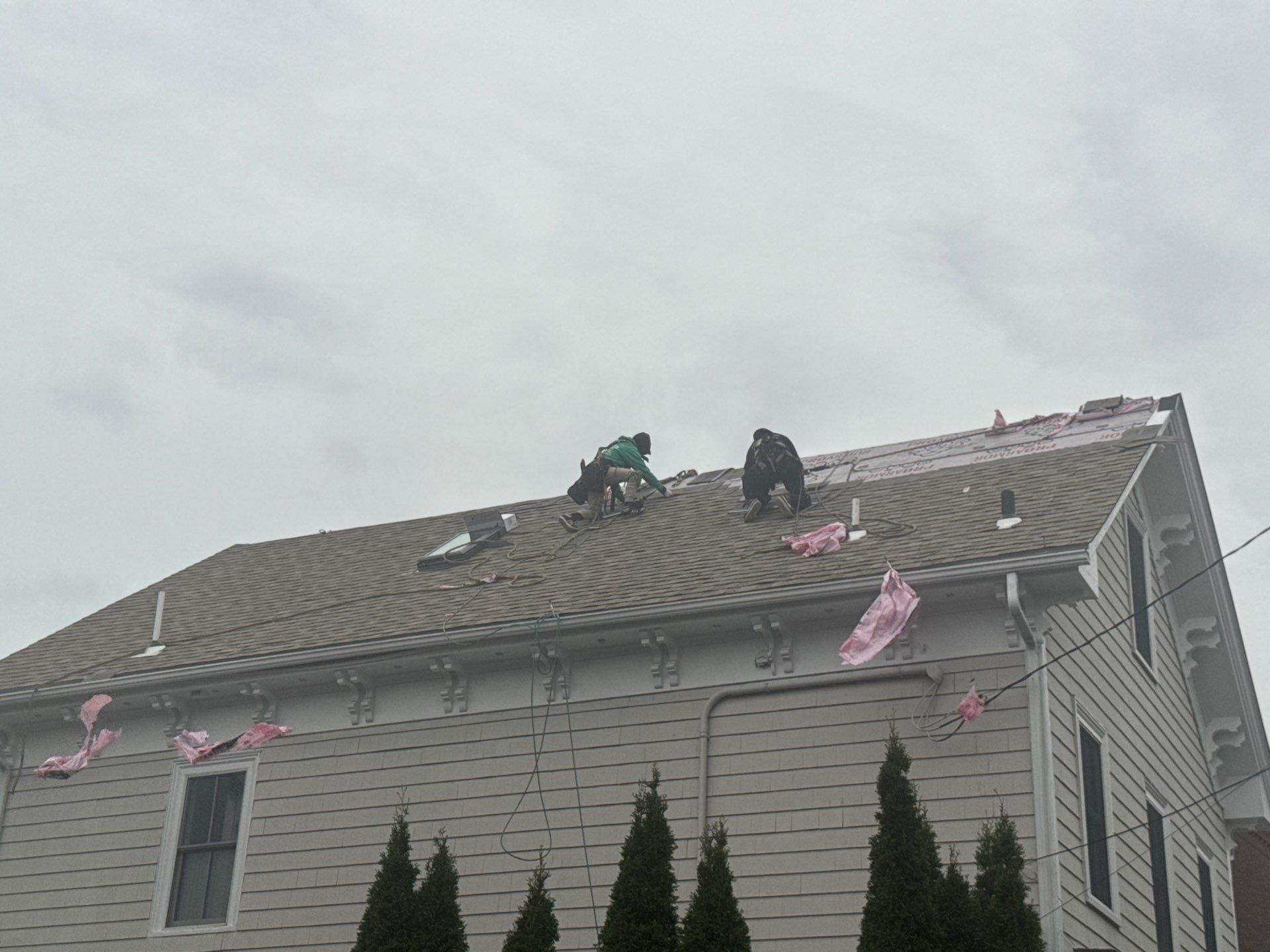 Newburyport Complete Roof Replacement with Solar Venting Skylight by Mighty Dog Roofing of Greater Middlesex County