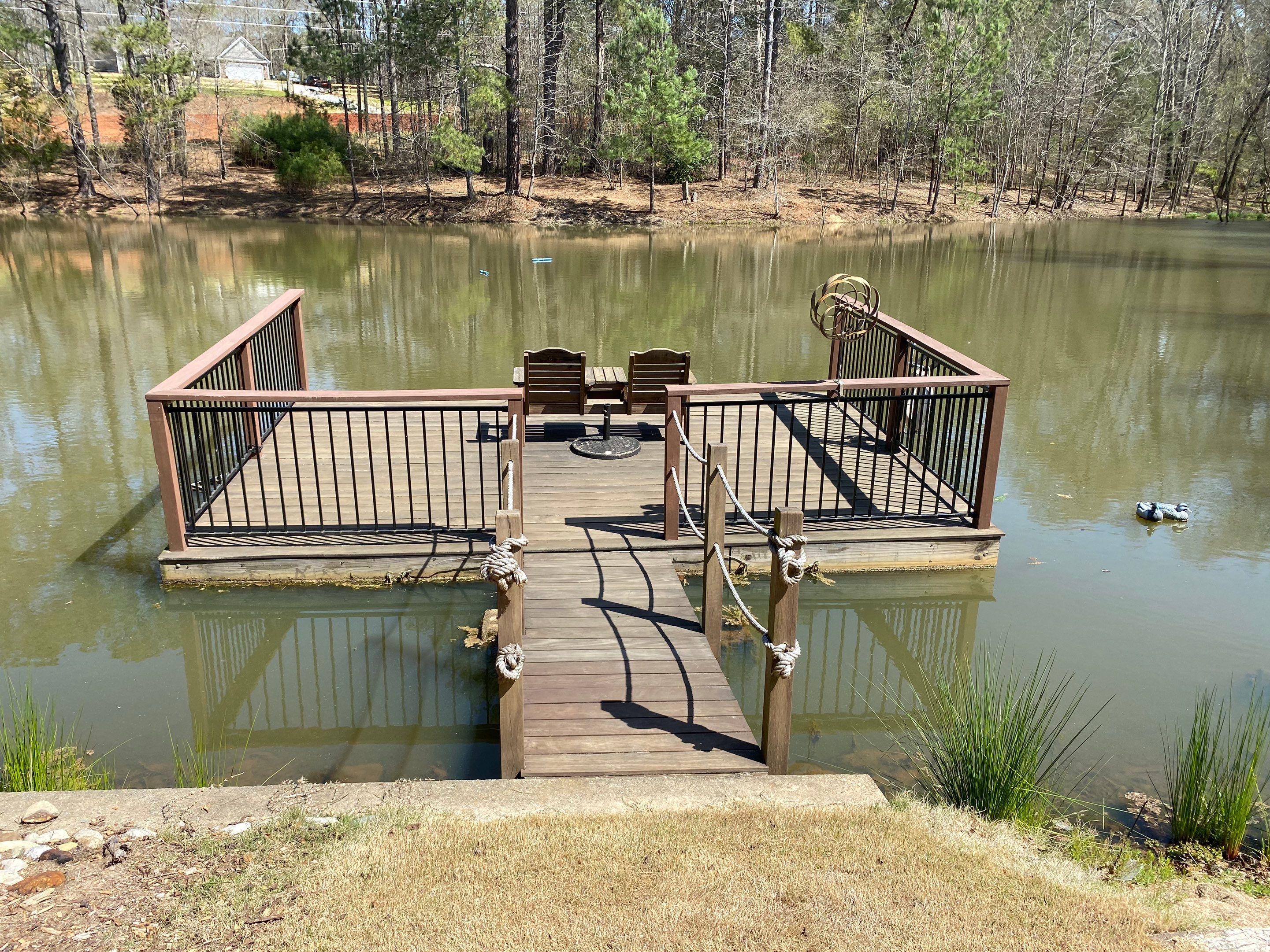 Dock using Wood Sealant by DuraSeal