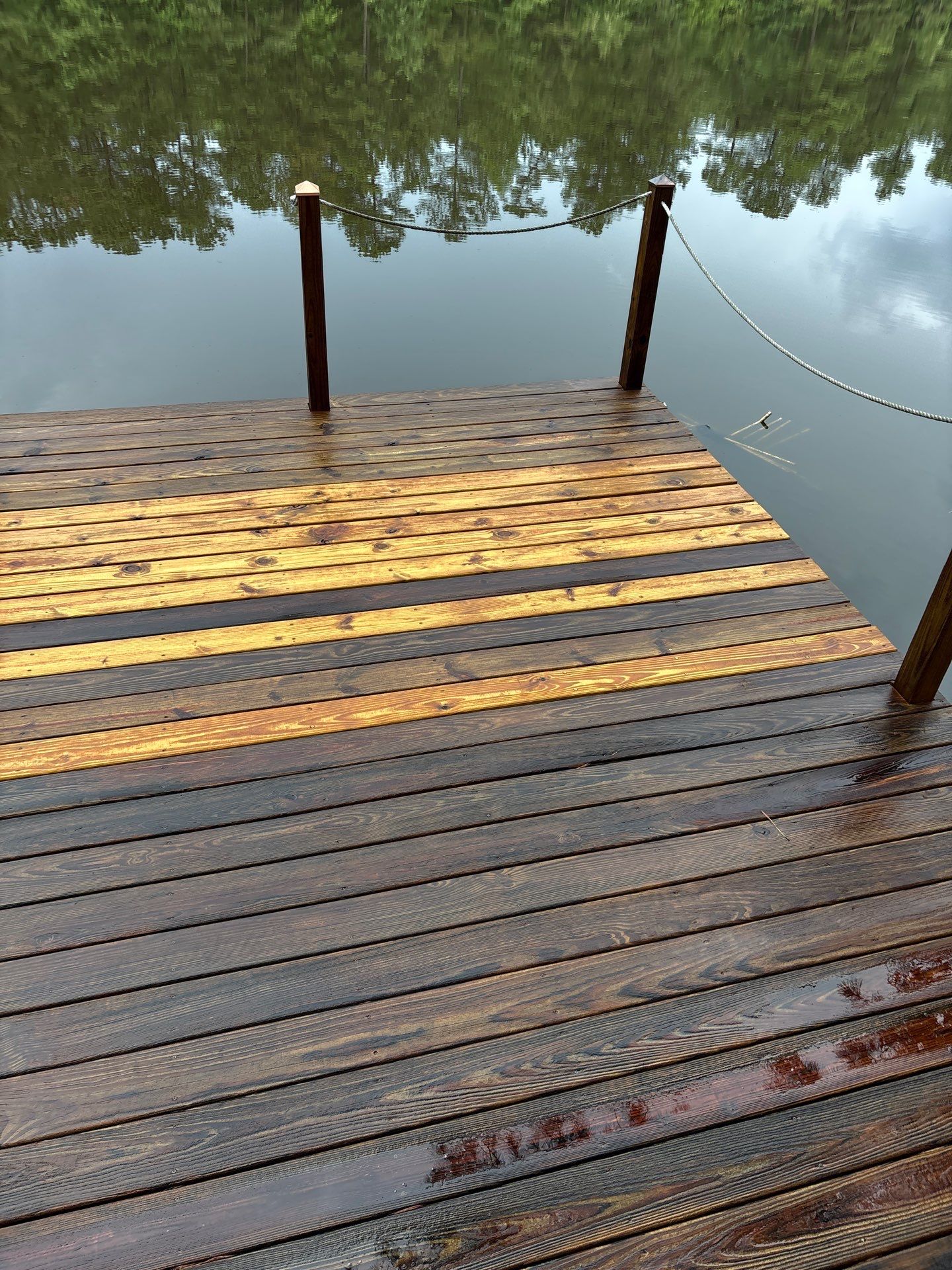 Dock using Wood Sealant by DuraSeal