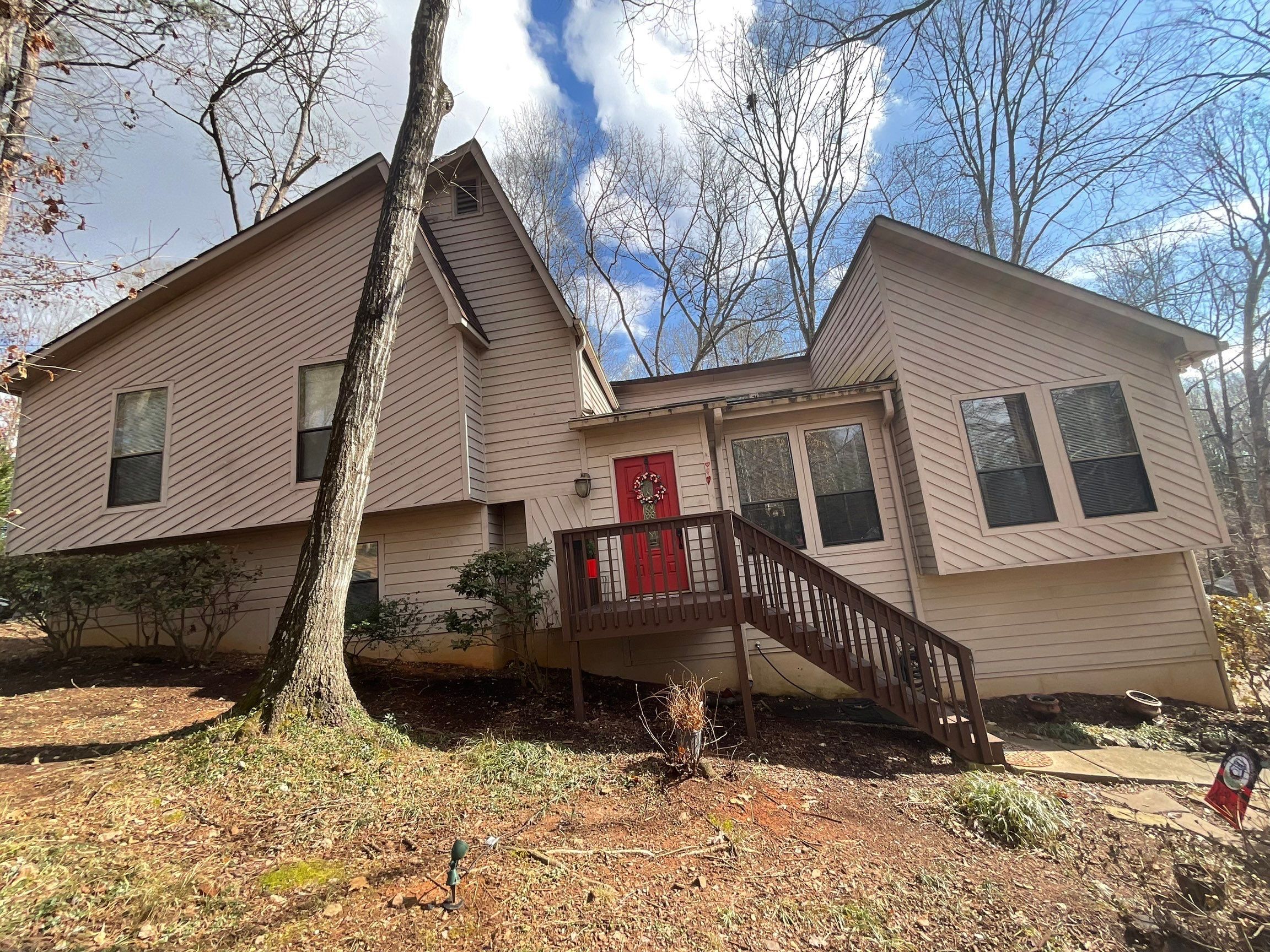 Exterior Painting and Deck Refinishing for an Acworth Residence by Swift Home Renovations