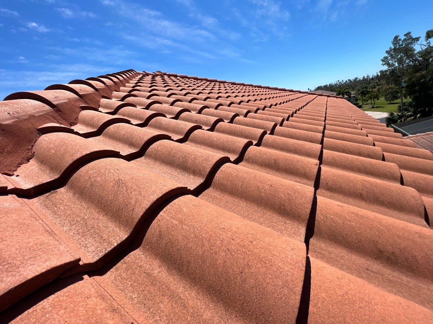 Residential Roofing Repair using Concrete Tile by Four Peaks Roofing