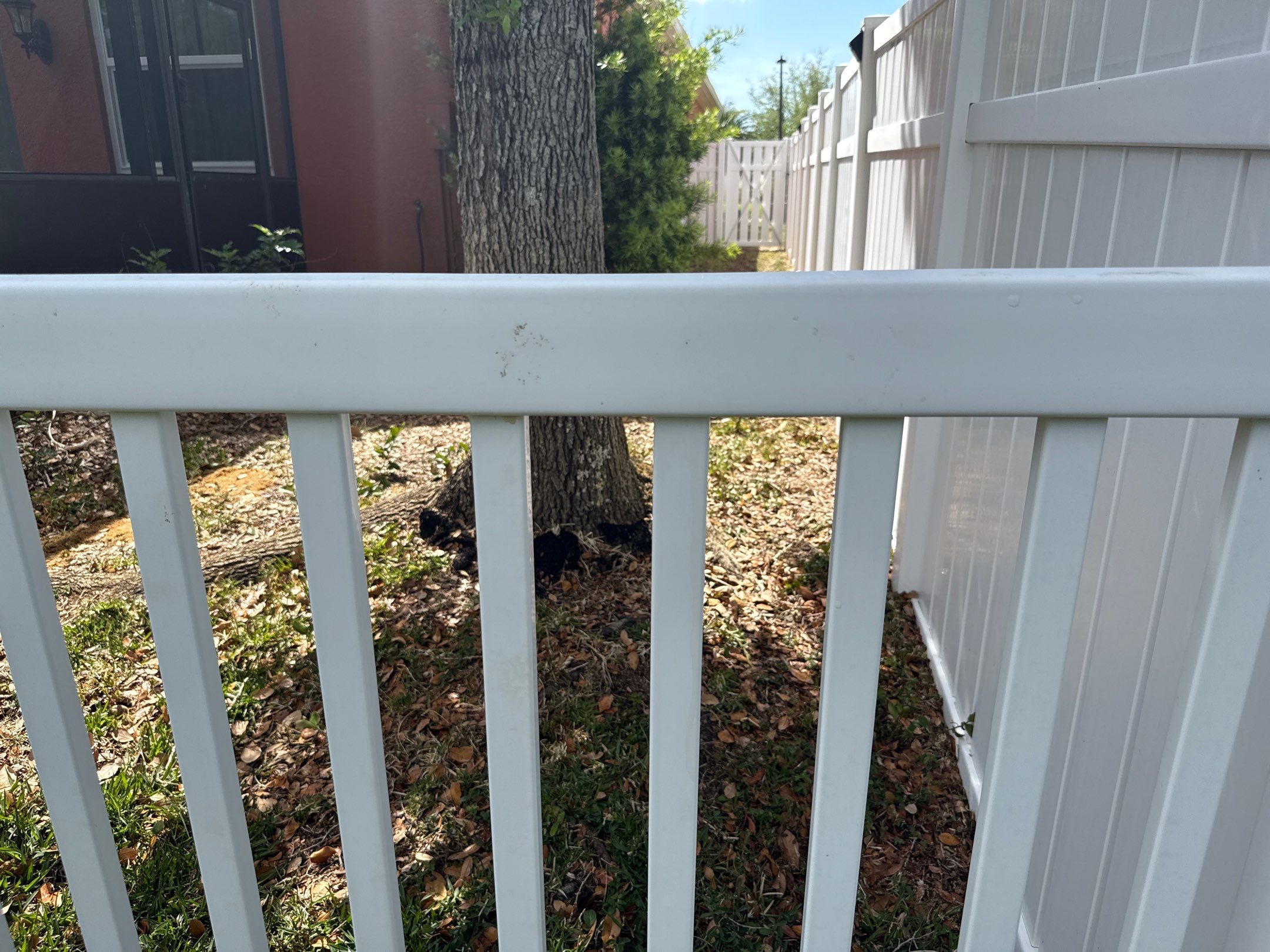 Vinyl Fence & Paver Patio Cleaning β Creekside Oaks, Parrish, FL by Sunshine AquaWash