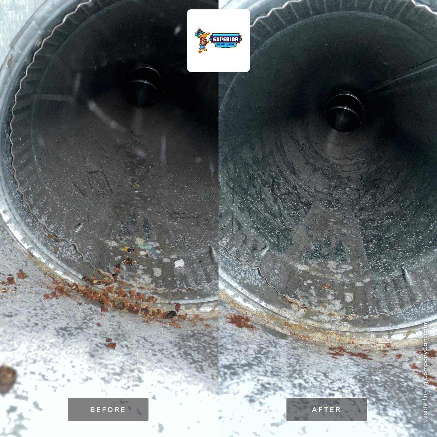 Air Duct Cleaning With a Vacuum Truck in Ellwood City, PA by Superior Air Duct Cleaning