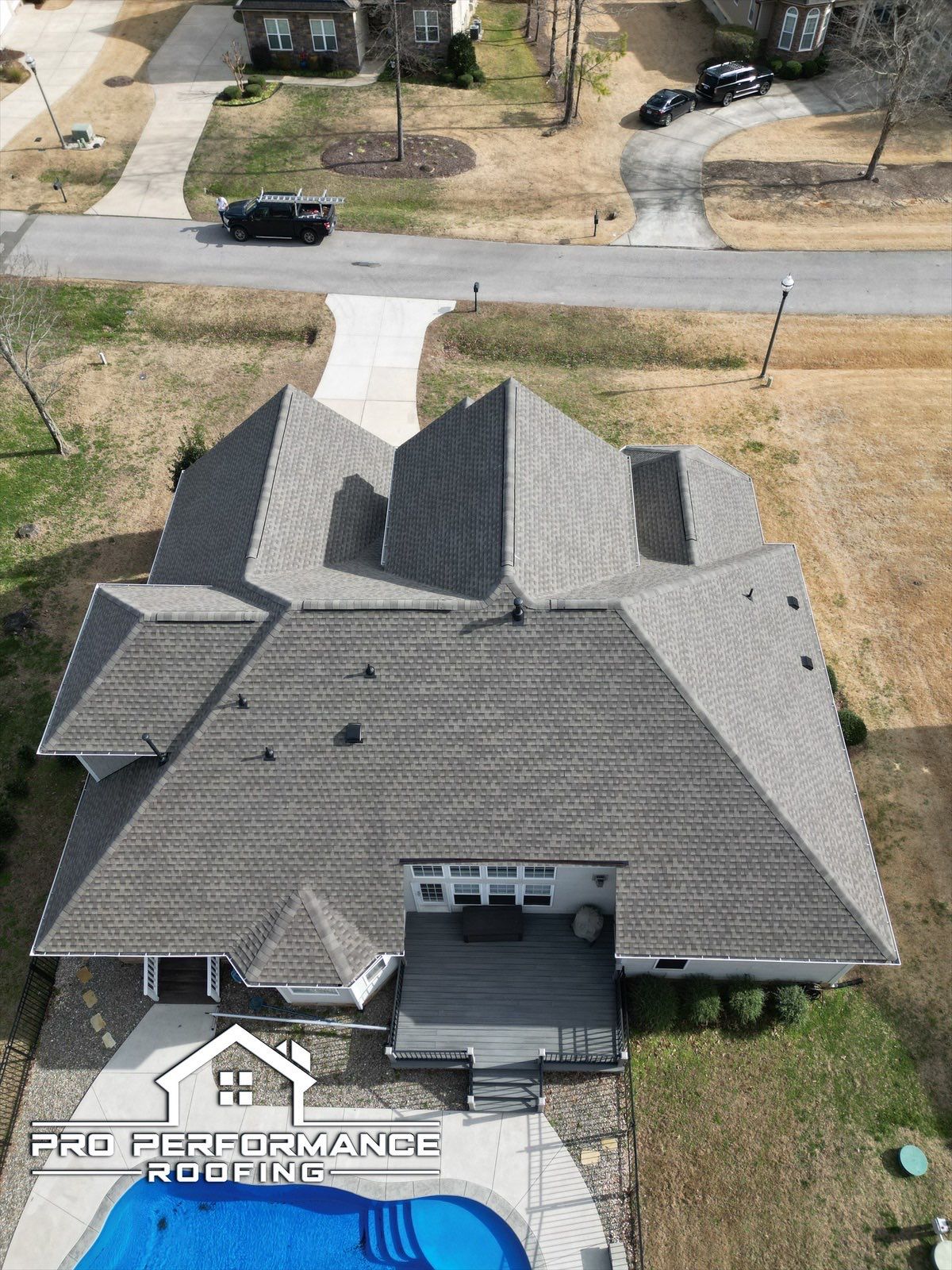 Roof Replacement - GAF Timberline HDZ Weathered Wood  by Pro Performance Roofing