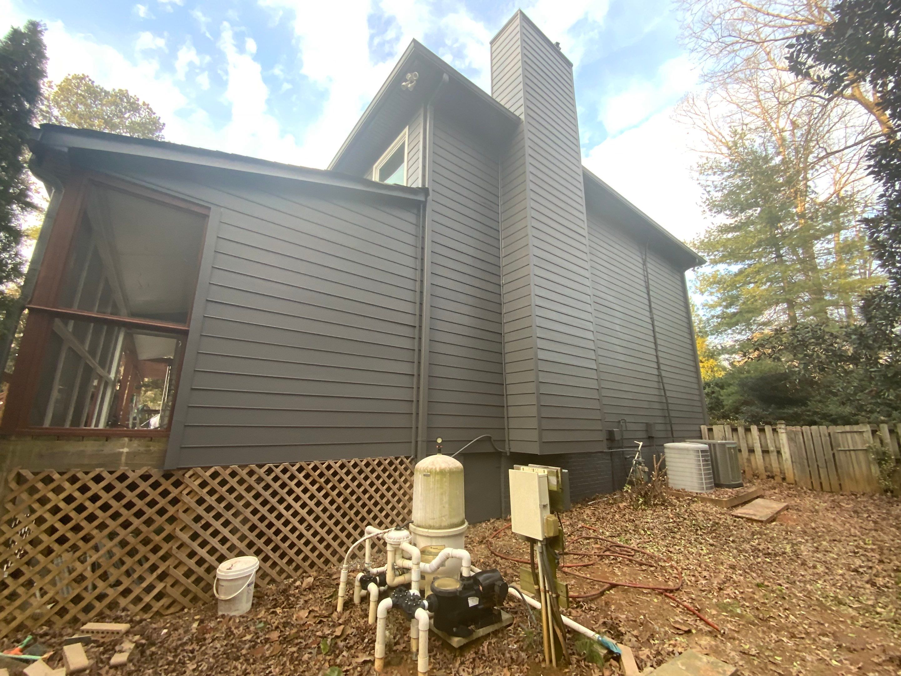 Full Exterior Painting and Color Transformation in Roswell, Georgia by Swift Home Renovations