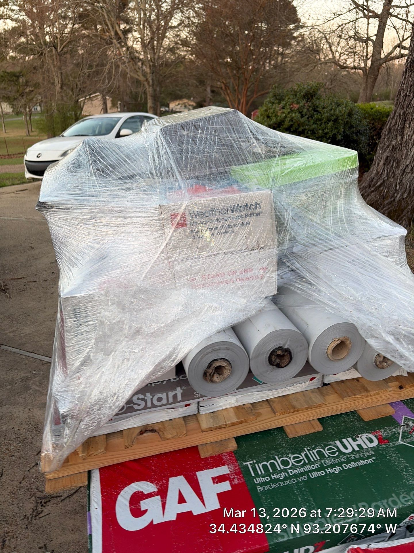 GAF Timberline UHDZ Shingle Roof Replacement and Decking Repair in Pearcy by Temple Roofing and Exteriors