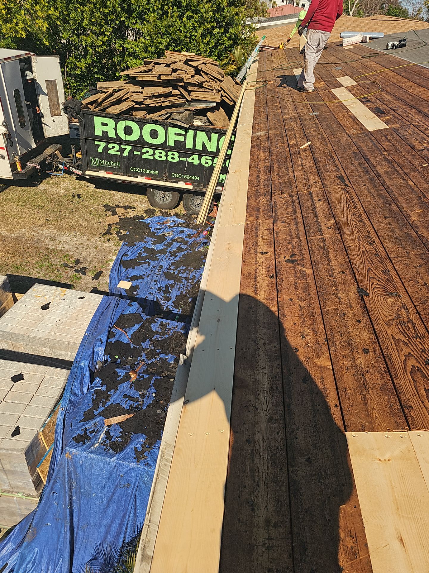 Project in Clearwater 33756 by Mitchell Roofing Company LLC 