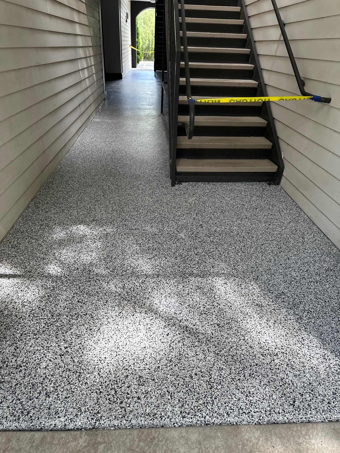 Commercial Floor Coating using Silverton by My Garage Floor Guys