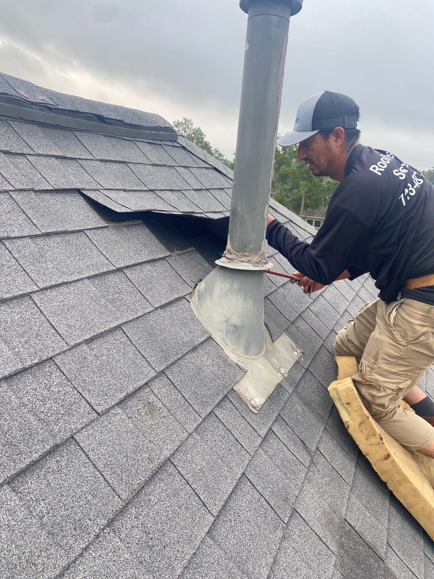 Hail Damage using Owen's Corning Duration (Lifetime) Shingles by Roof Repair Company