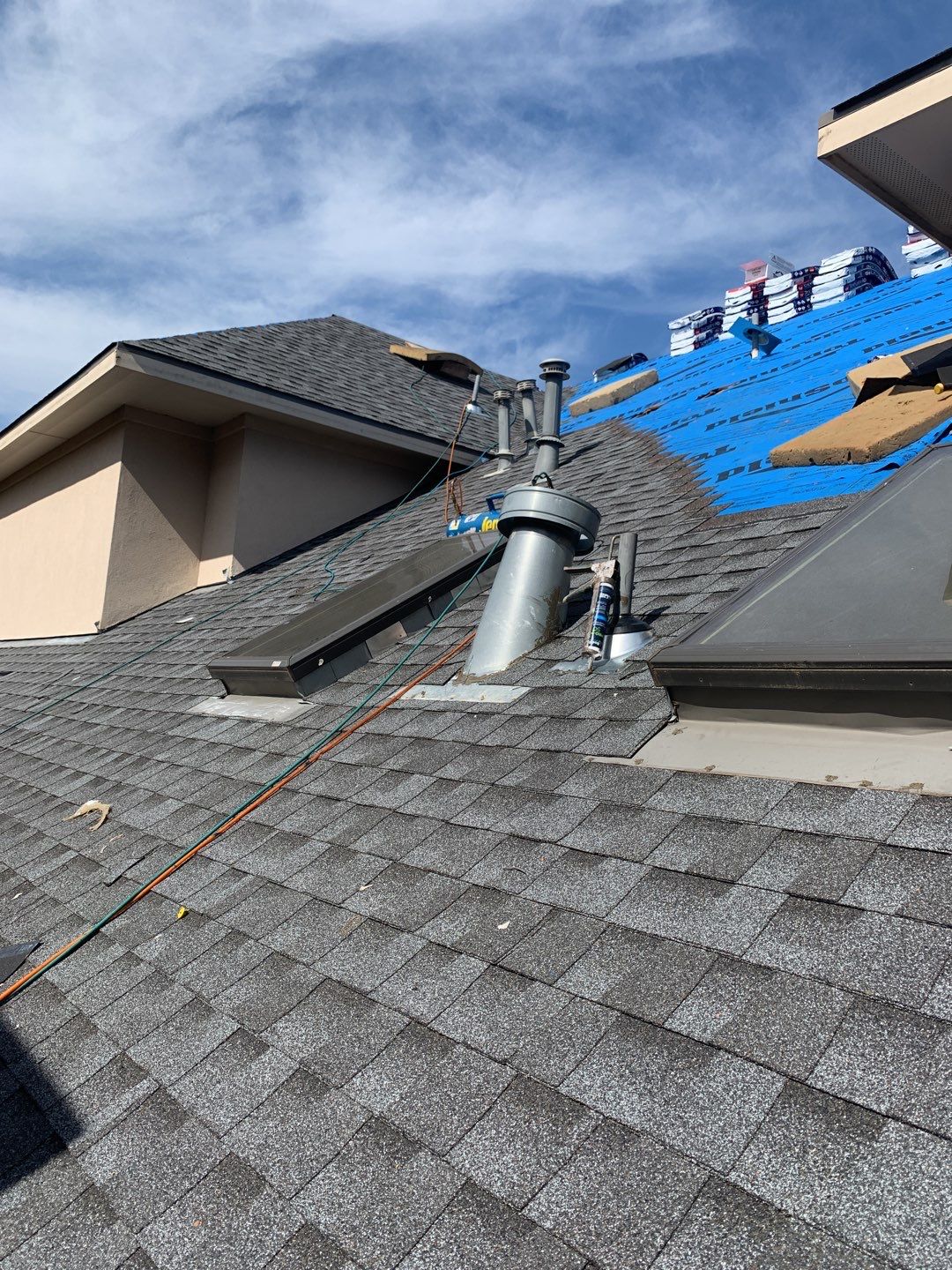 Residential Roof Replacement using GAF products in Frisco Texas by Elite Roofing LLC