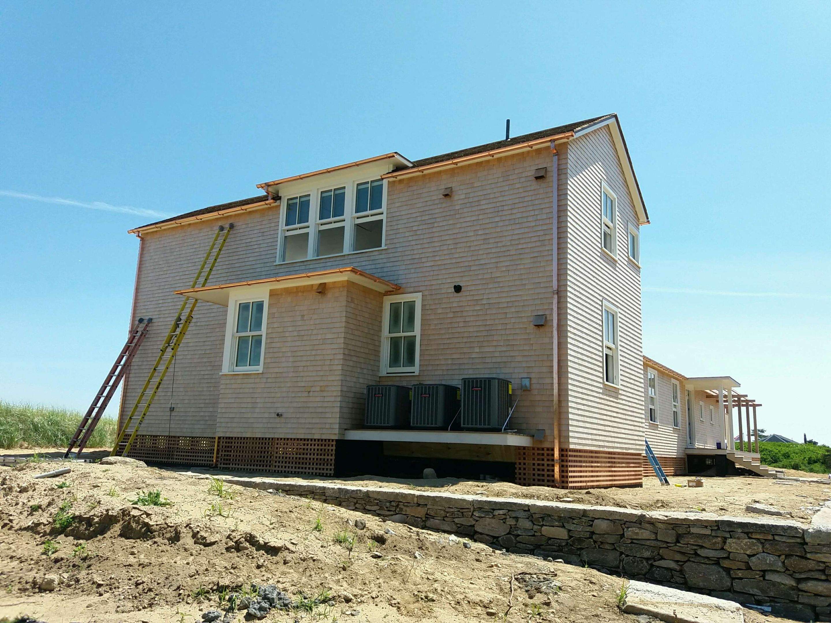 Copper Gutters Installed by Gutter Pro on Morris Island in Chatham, MA by Gutter Pro Enterprises