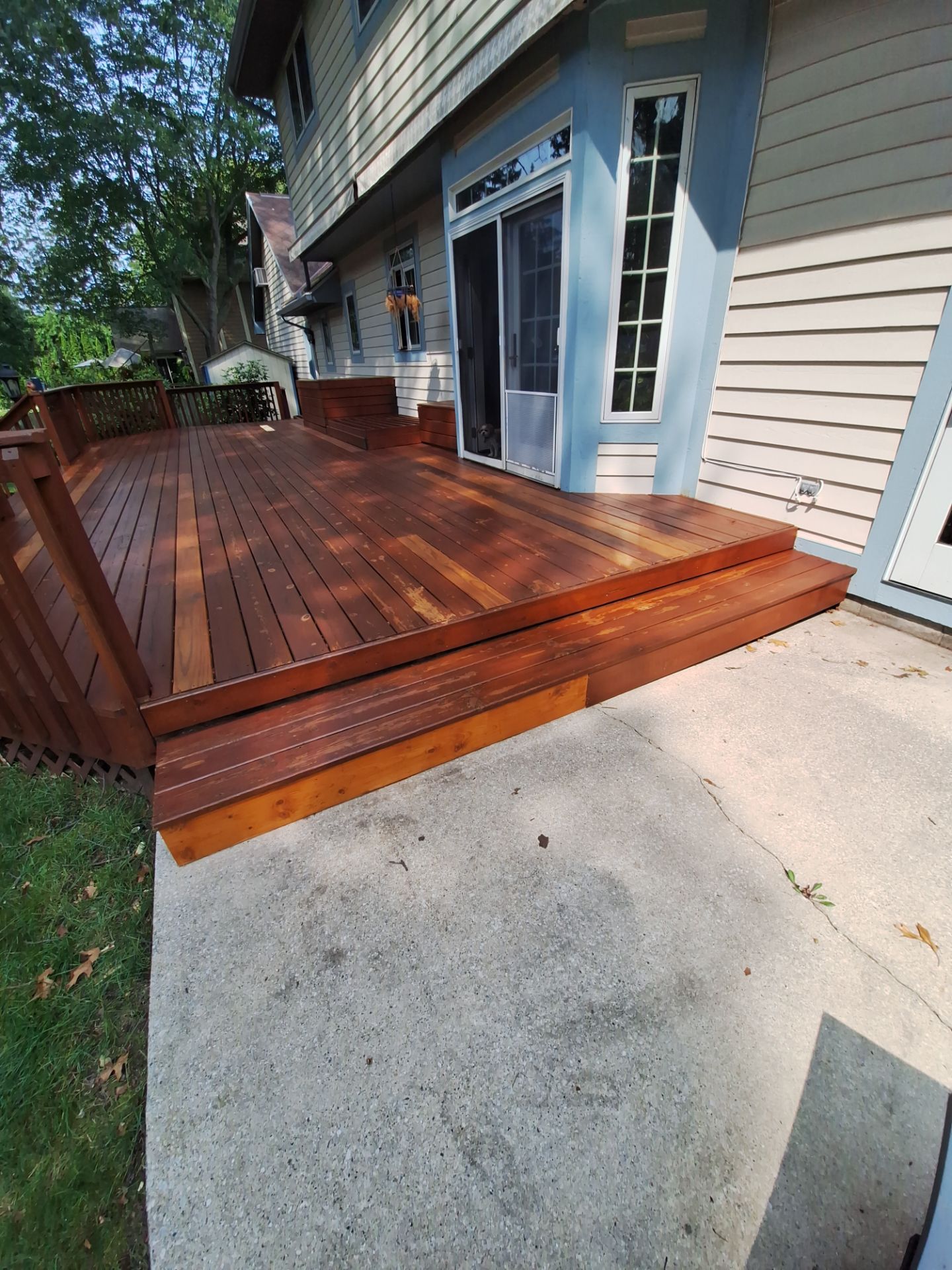 Interior Renovation and Multi-Level Deck Staining in Norton Shores by Gordon Painting