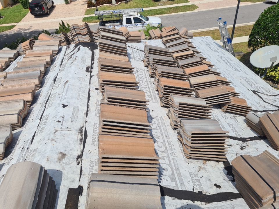 Residential Roofing Installation using Eagle Roofing Tile by BLUES BROTHERS ROOFING