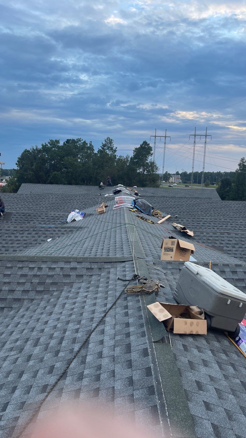 Commercial Roofing Installation using Roof Replacement by American Roofing & Construction LLC