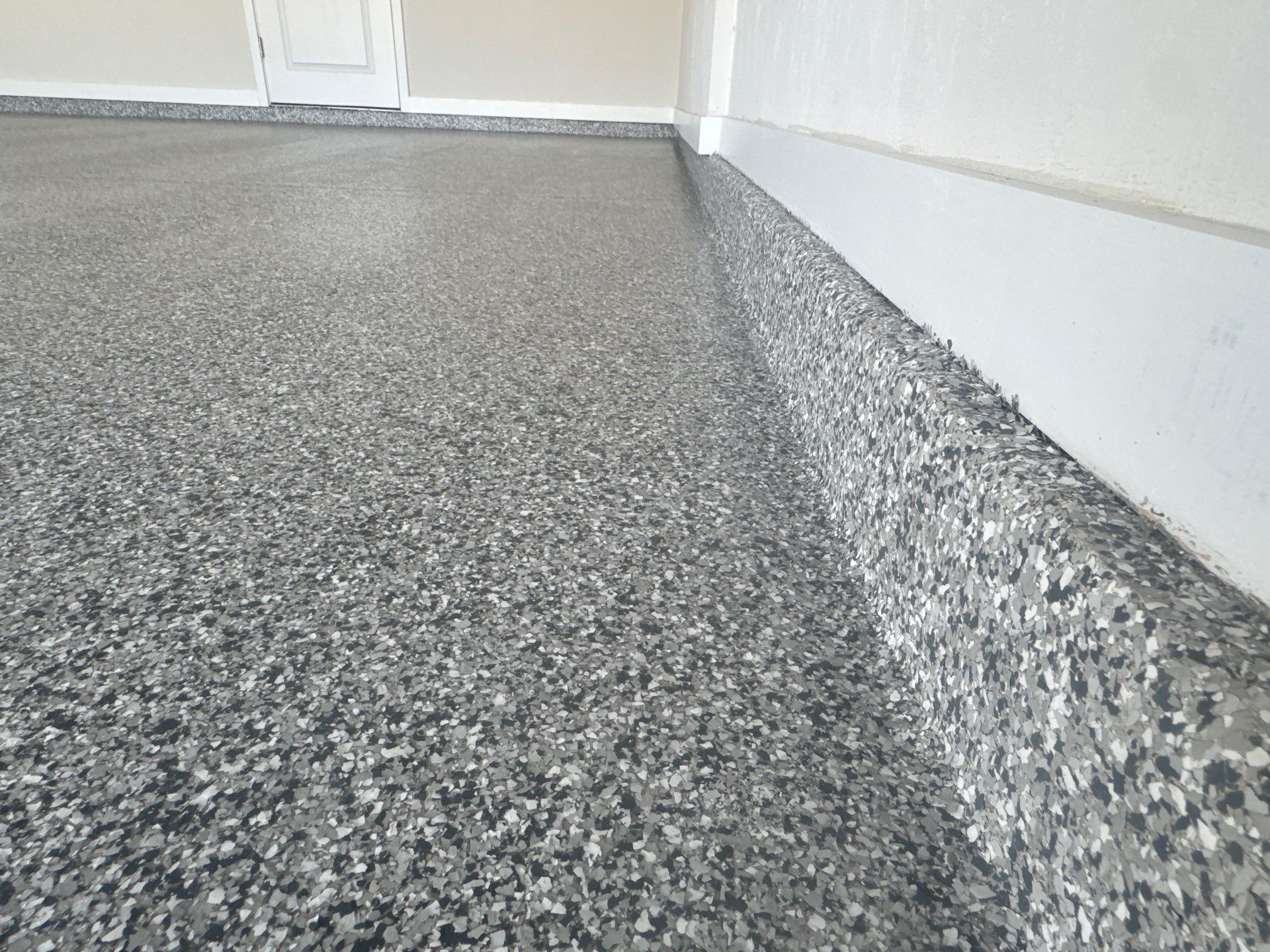 Garage Project in Newberry, FL in Slate Stone by Cross Creek Concrete Coatings