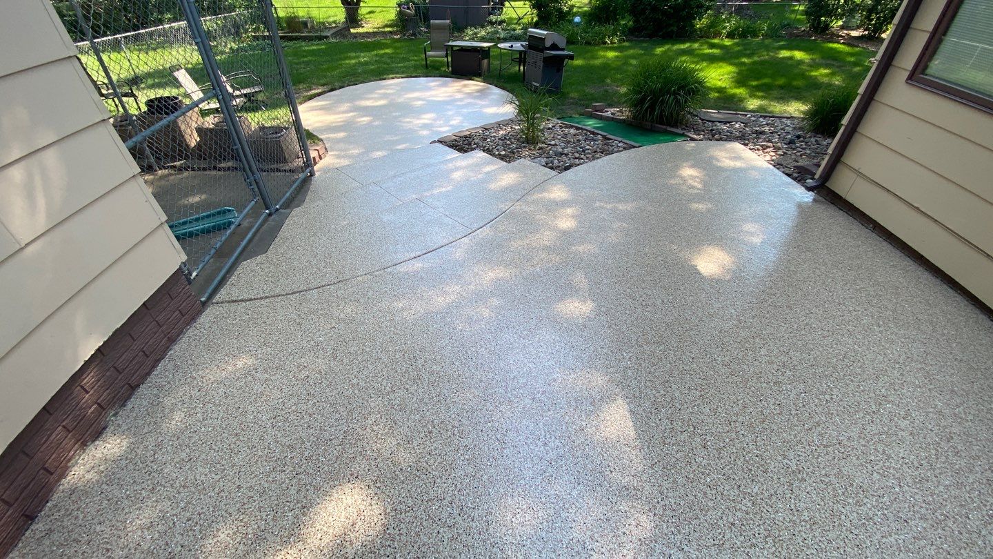 Patio using Pecan by Select Painting, Coatings & Garage Cabinets