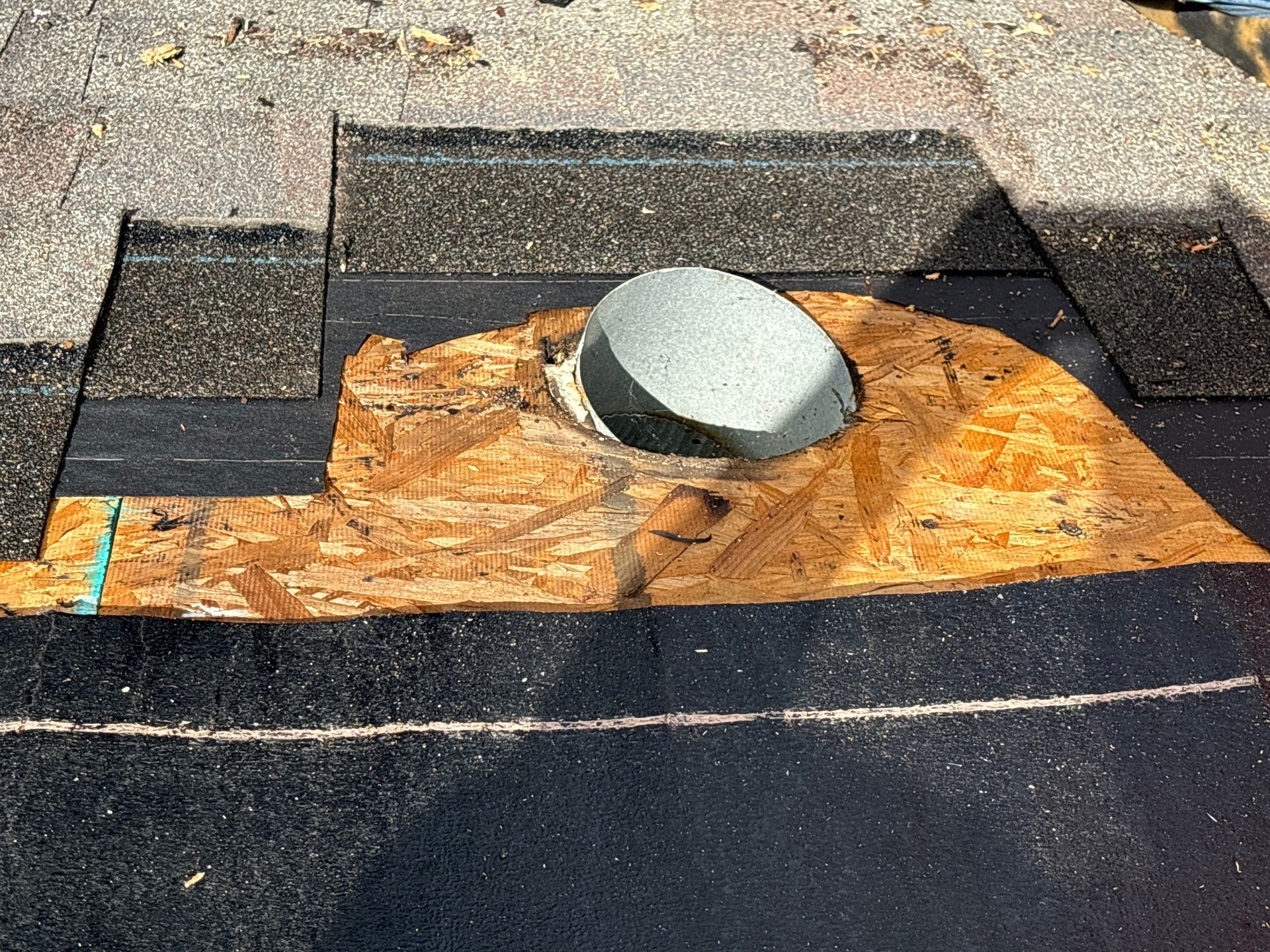 Hail Damage using Owen's Corning Duration (Lifetime) Shingles by Roof Repair Company