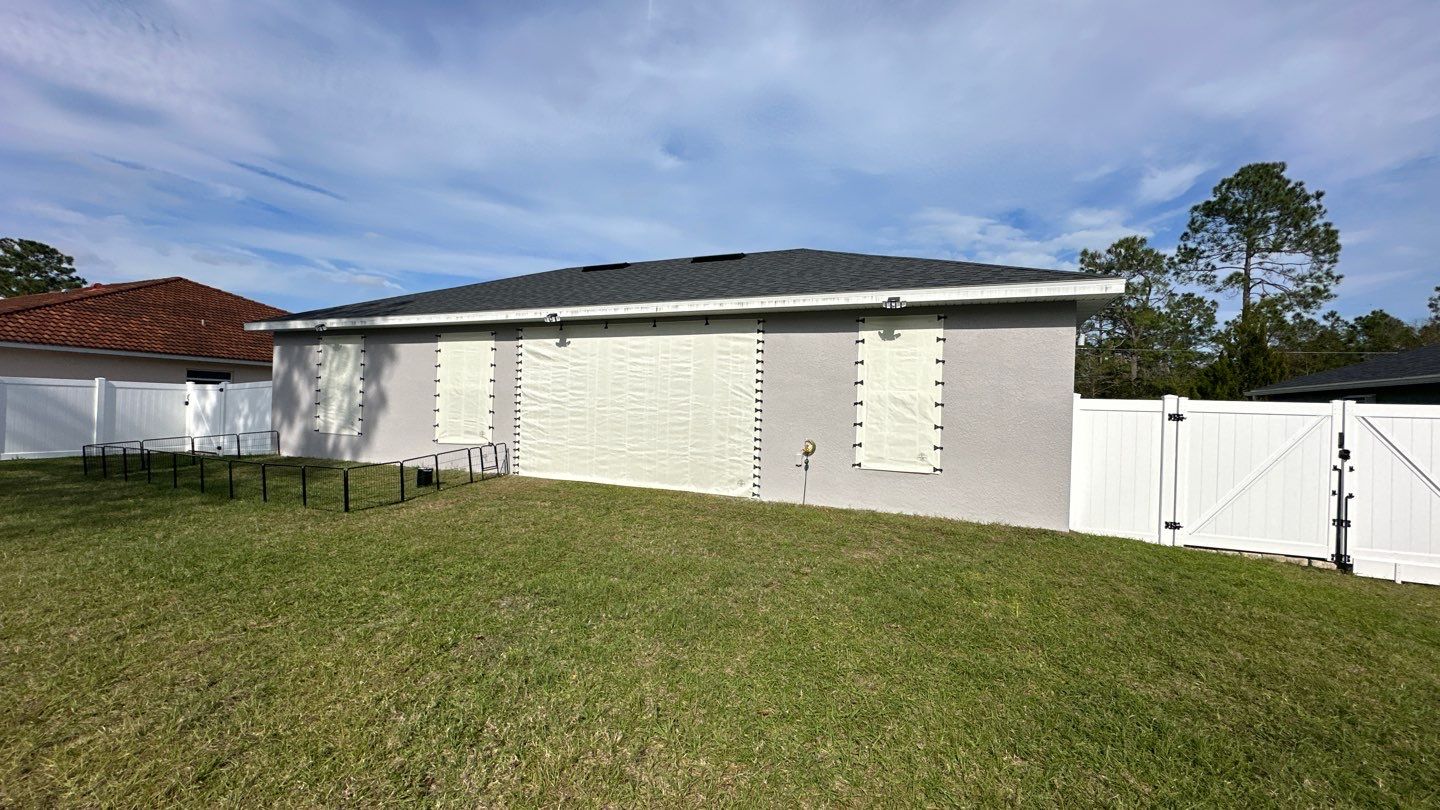 Hurricane Fabric - White by Smart Guard Shutters