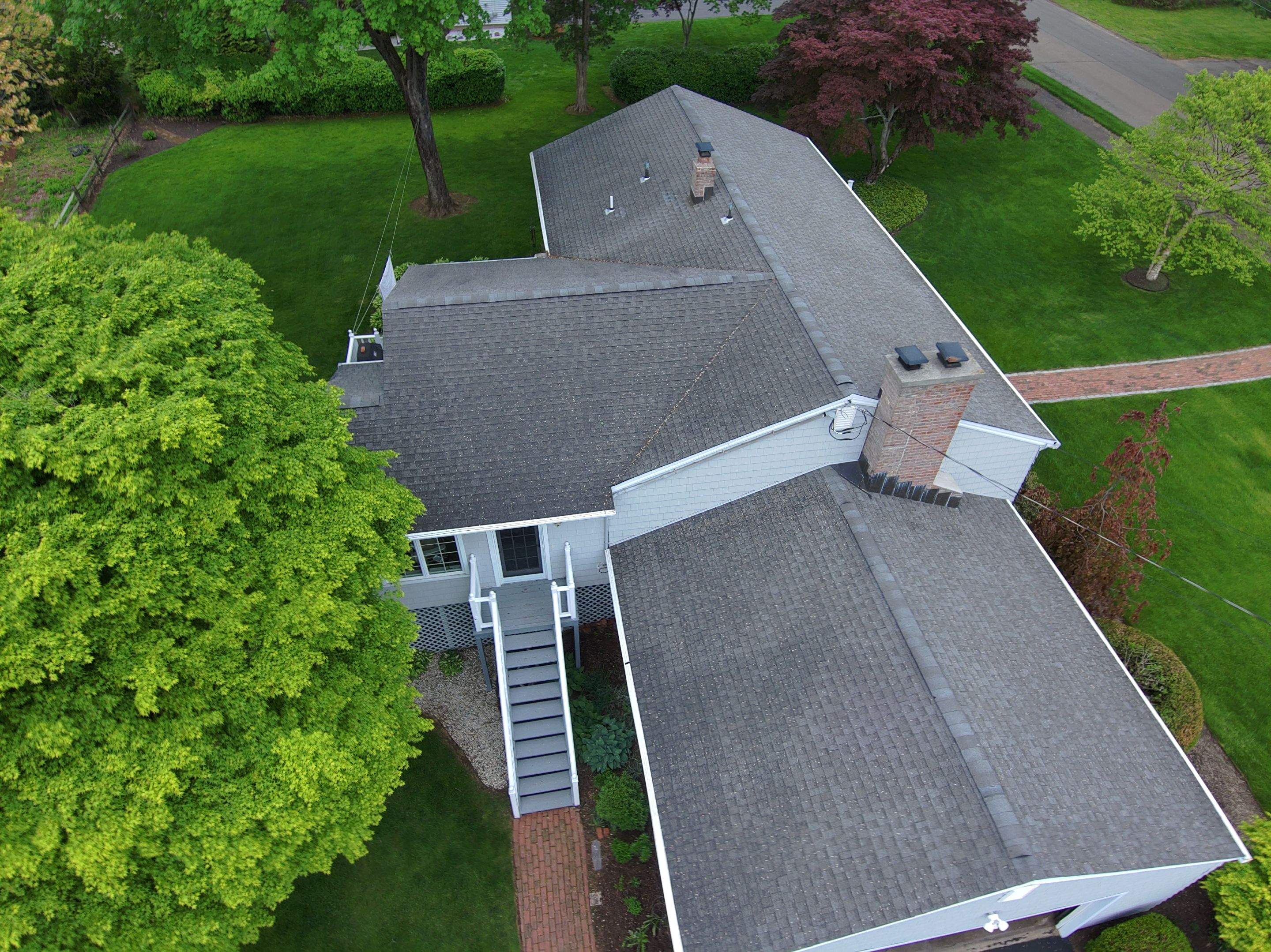 Residential Roof Replacement and Shingle Installation in North Haven by A Plus Exterior