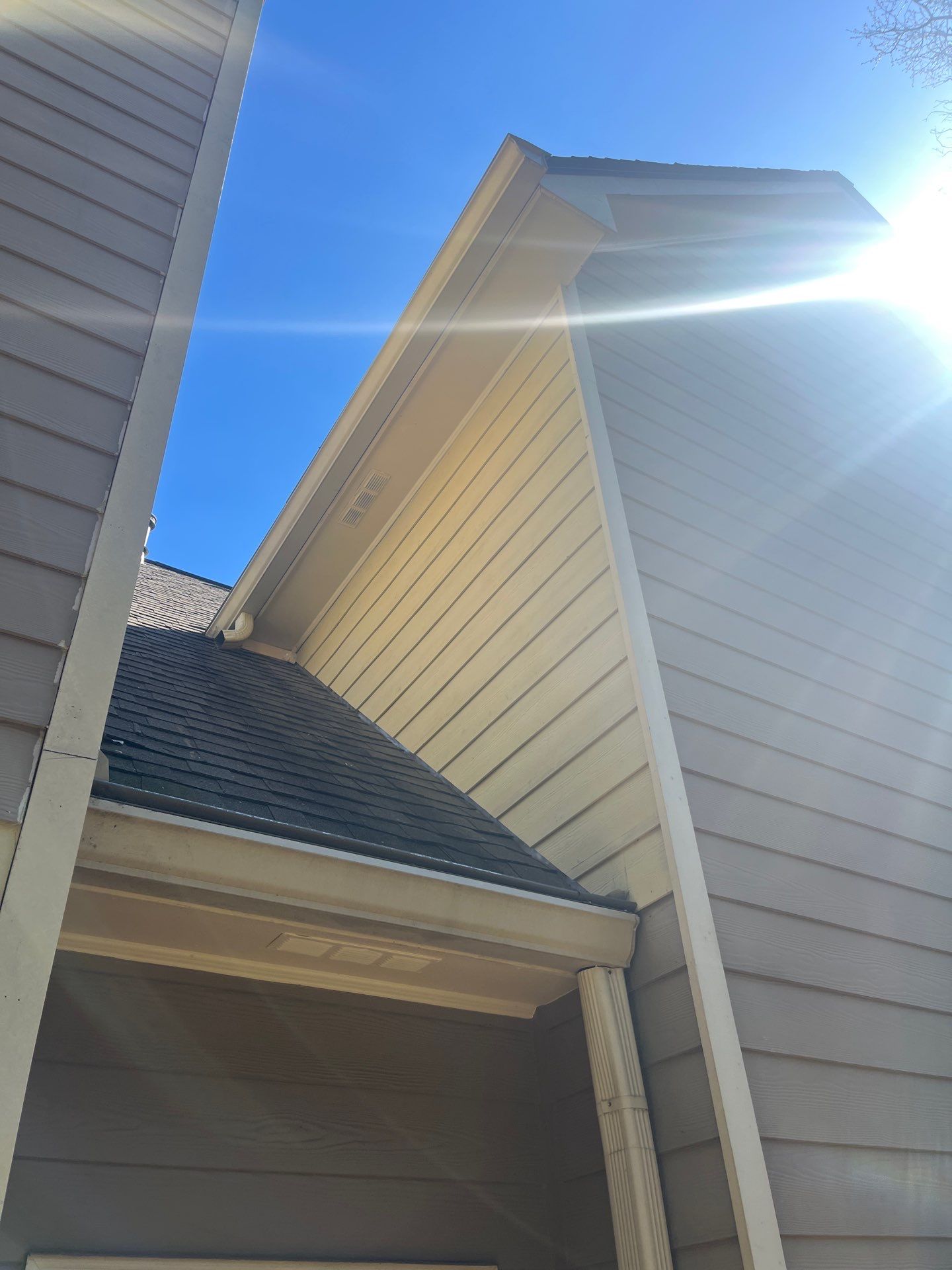 Exterior Painting, Rotted Wood Replacement, & Therma-Tru Door Installation by Nelson Exteriors 