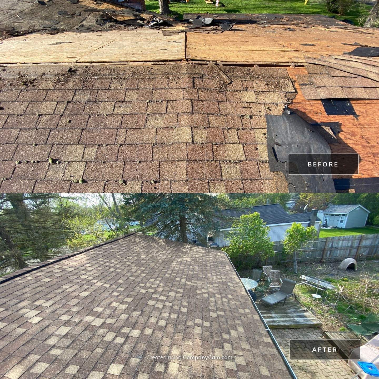 Roof Replacement using CertainTeed Landmark by 180 Contractors