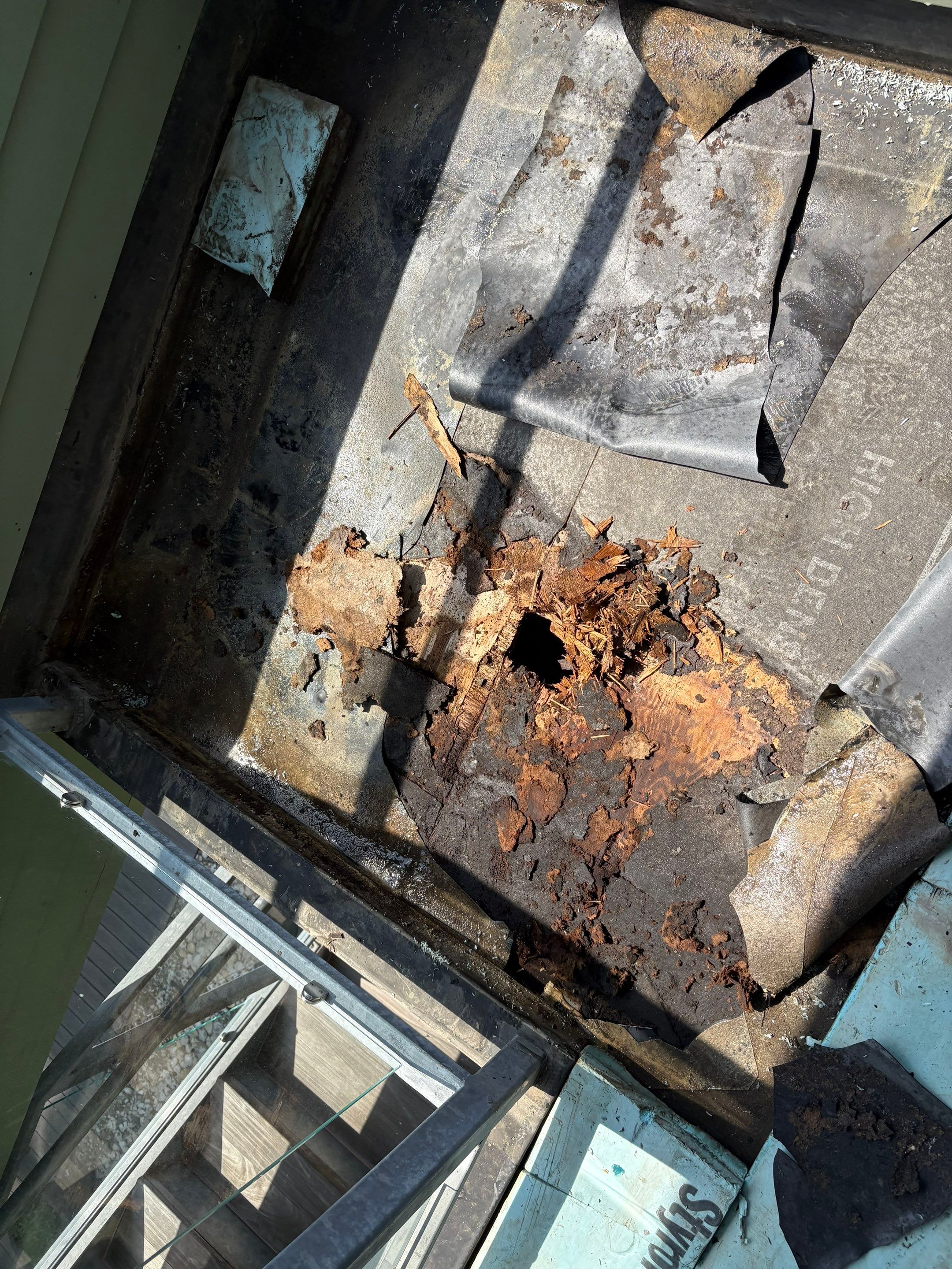 Deck Installation using Tanzite Stone Decking by A Plus Exterior