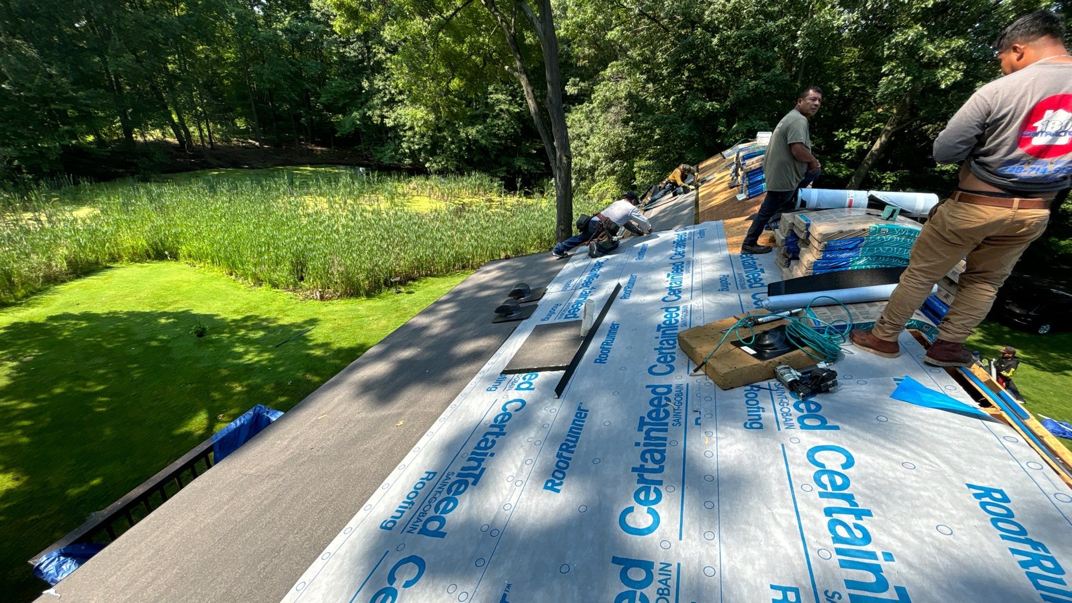 Roof Replacement using CertainTeed Landmark by 180 Contractors