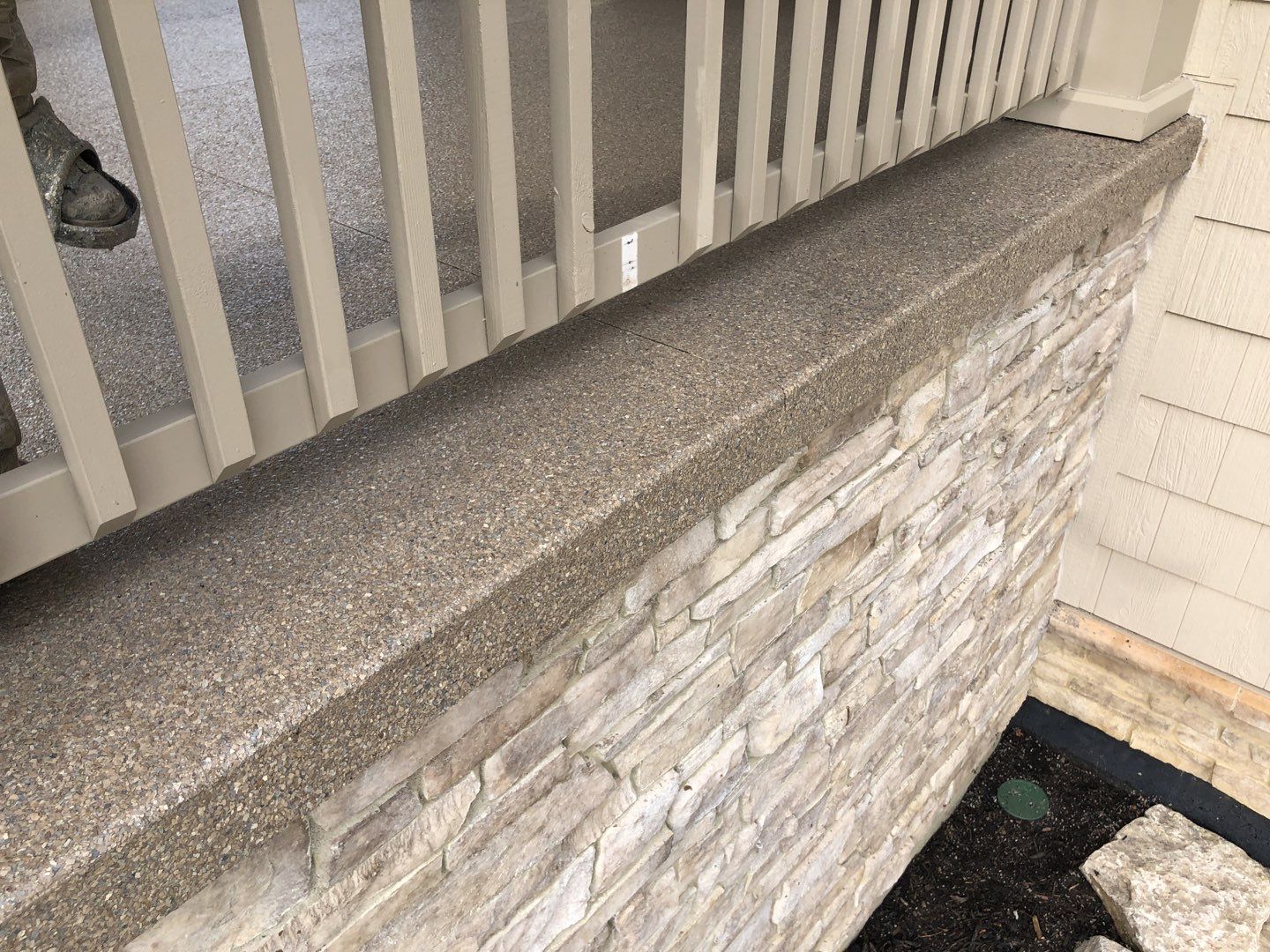 Patio Installation using Flint by Your1DayFloor.com